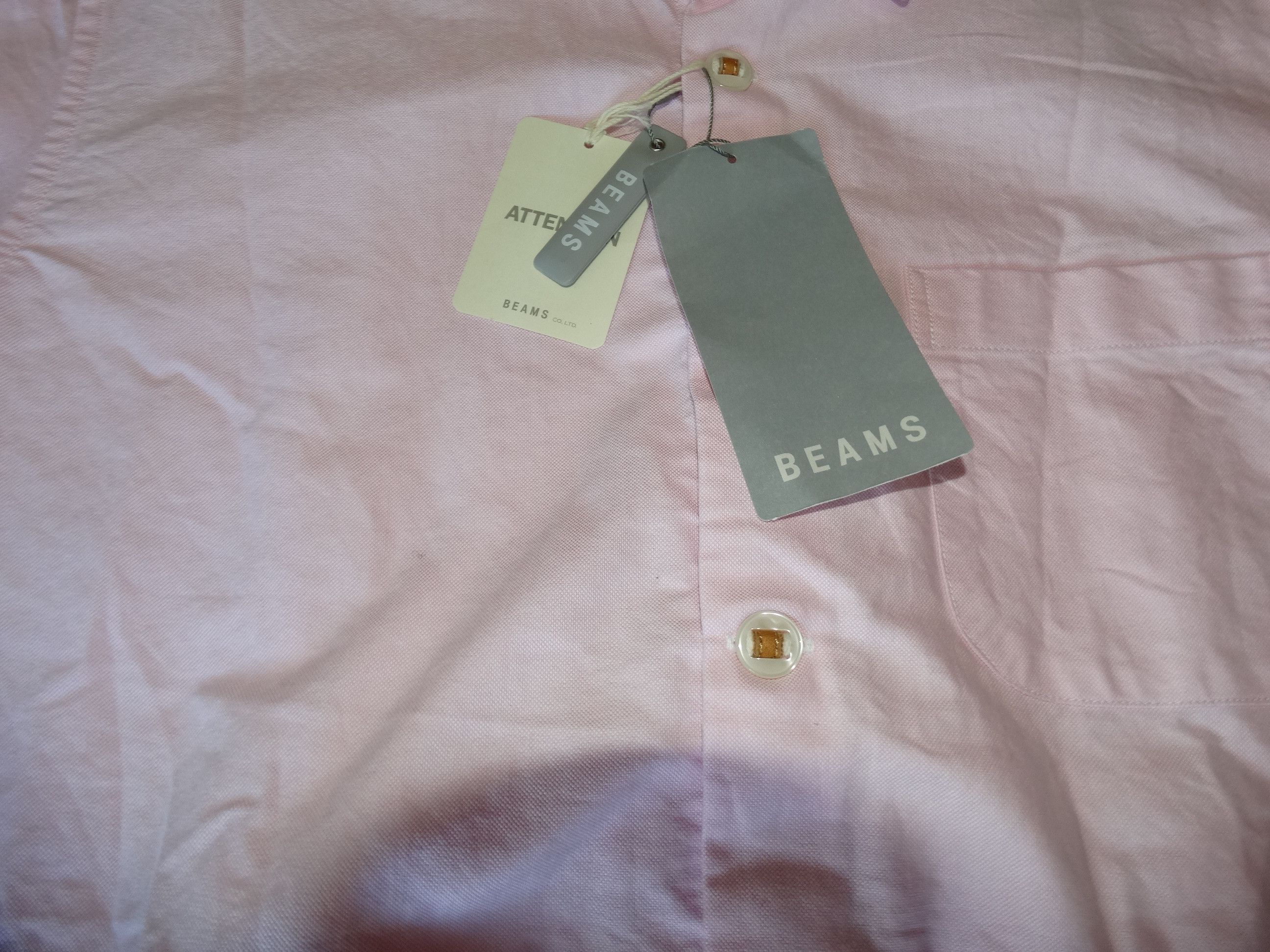 Beams Plus × Japanese Brand U53 Beams NEW pocket shirt cotton leather M Japan americana Size US M / EU 48-50 / 2 - 5 Thumbnail