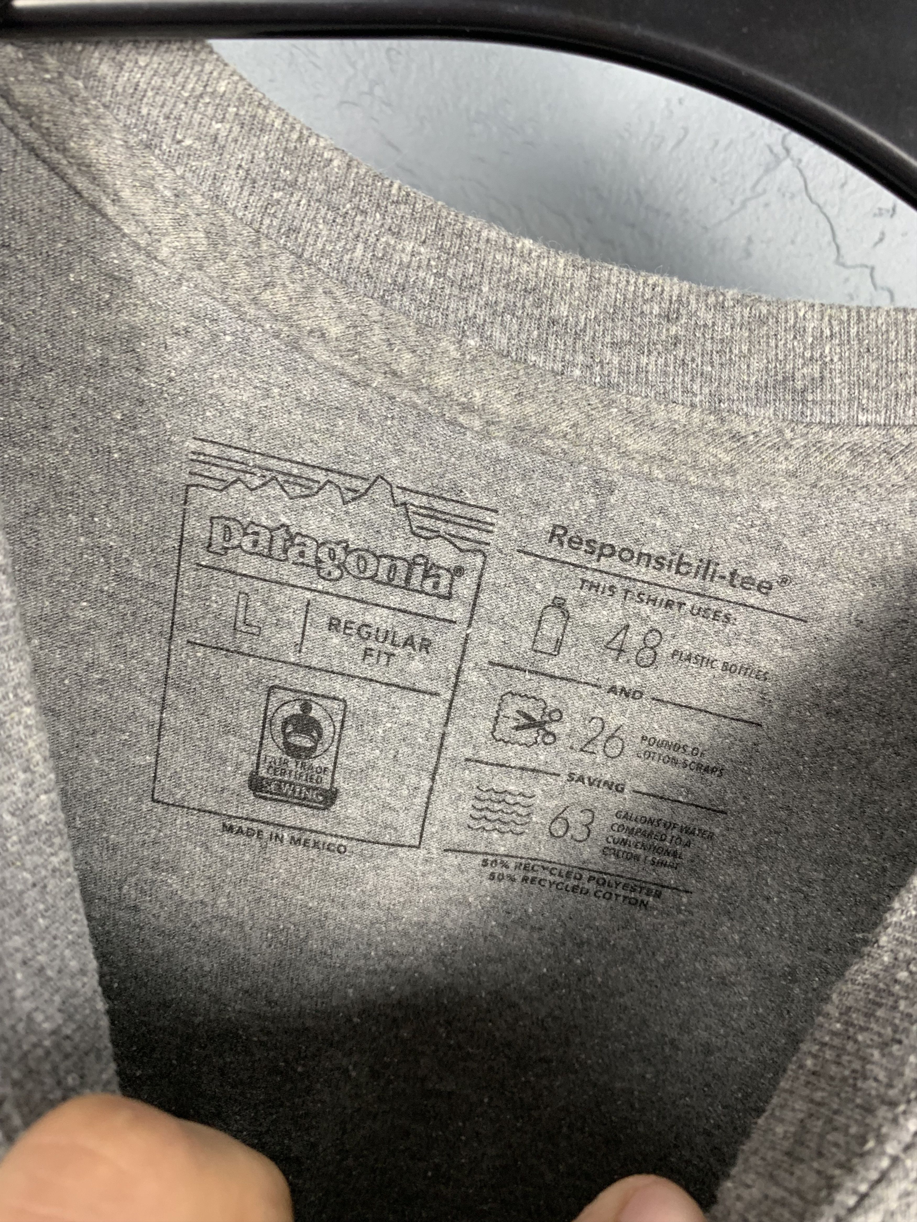 Patagonia × Vintage Patagonia Vintage Mens Long Sleeve T-Shirt Tee Size US L / EU 52-54 / 3 - 6 Thumbnail