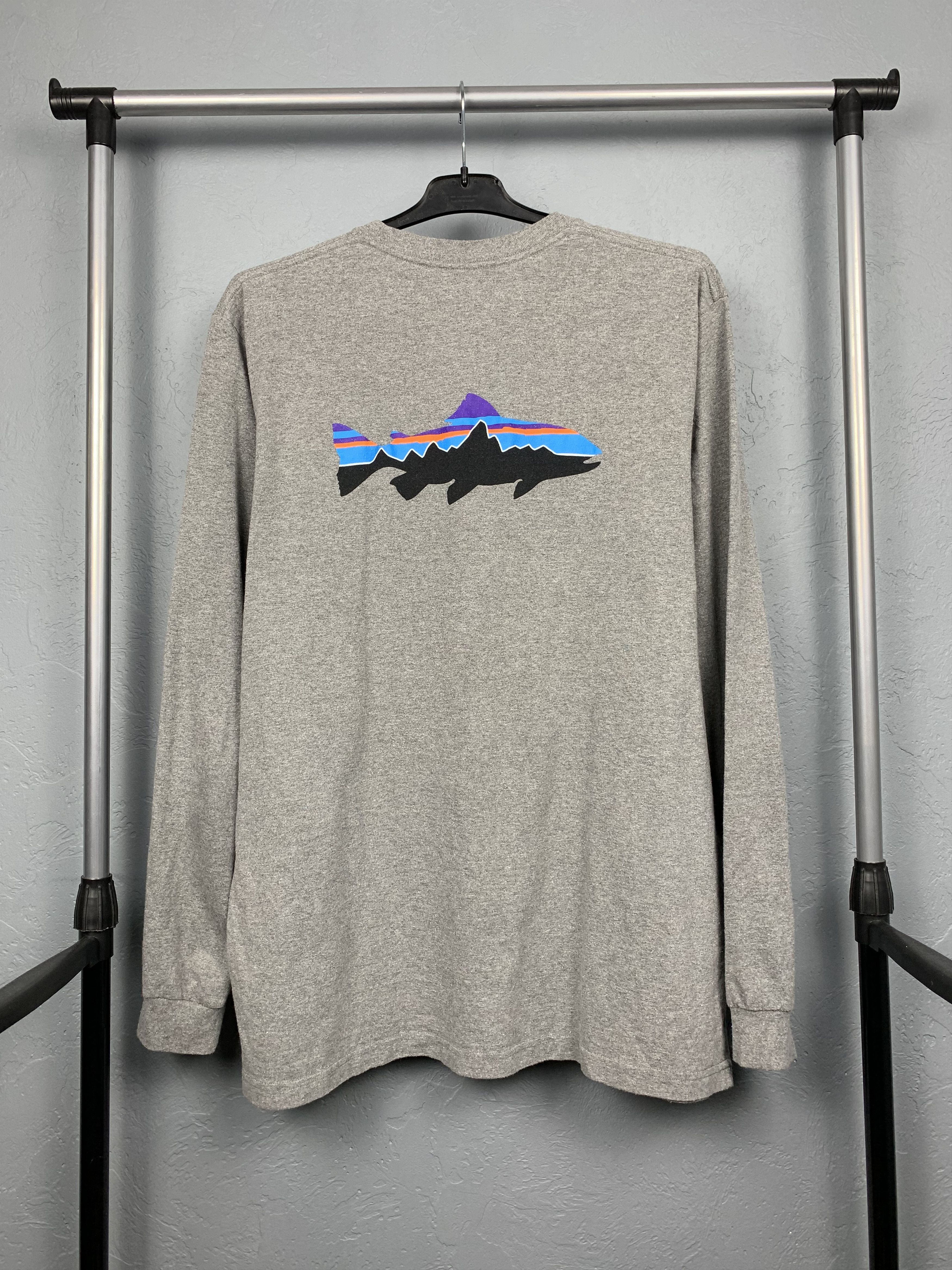 Patagonia × Vintage Patagonia Vintage Mens Long Sleeve T-Shirt Tee Size US L / EU 52-54 / 3 - 1 Thumbnail