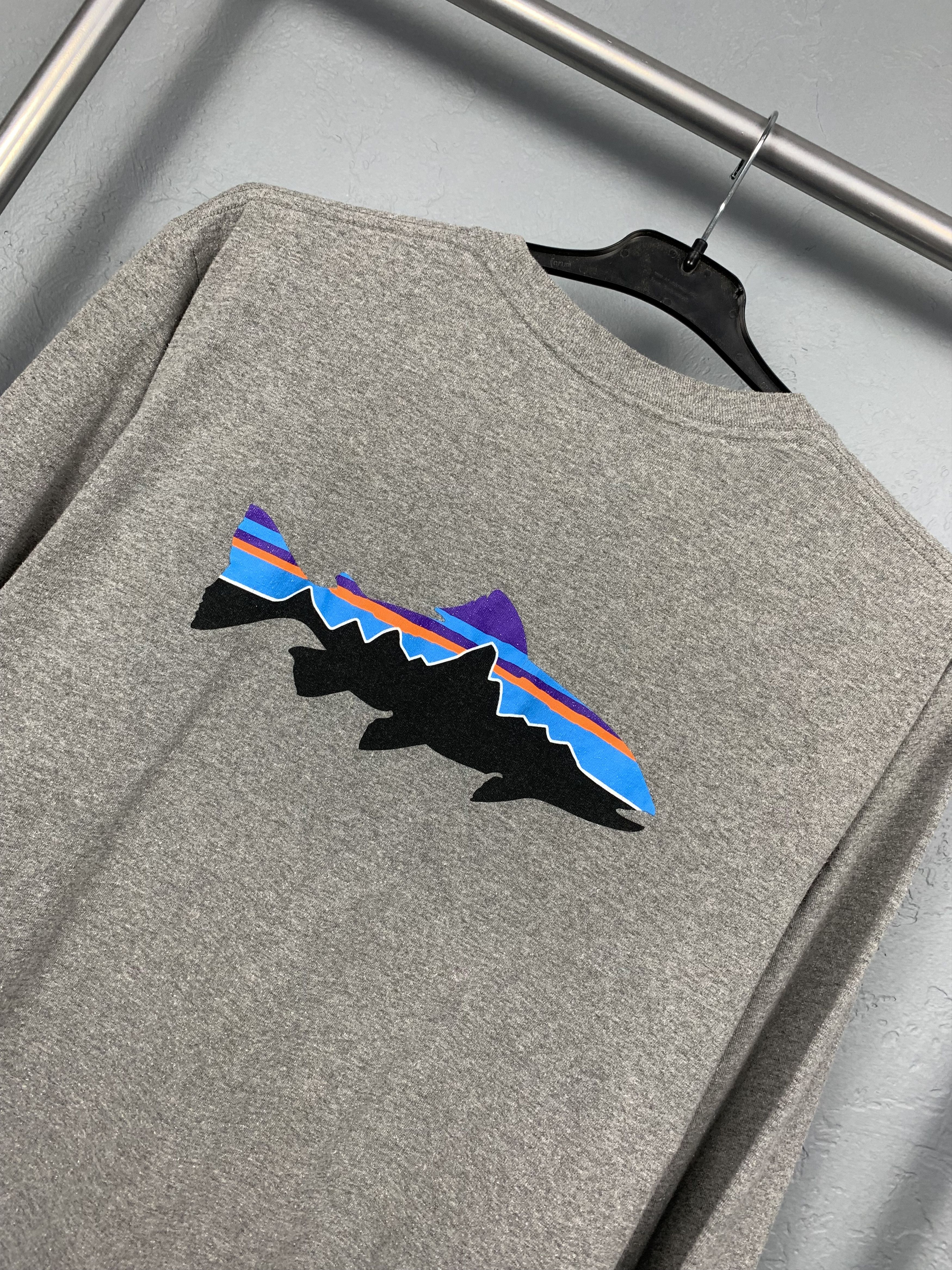 Patagonia × Vintage Patagonia Vintage Mens Long Sleeve T-Shirt Tee Size US L / EU 52-54 / 3 - 2 Thumbnail