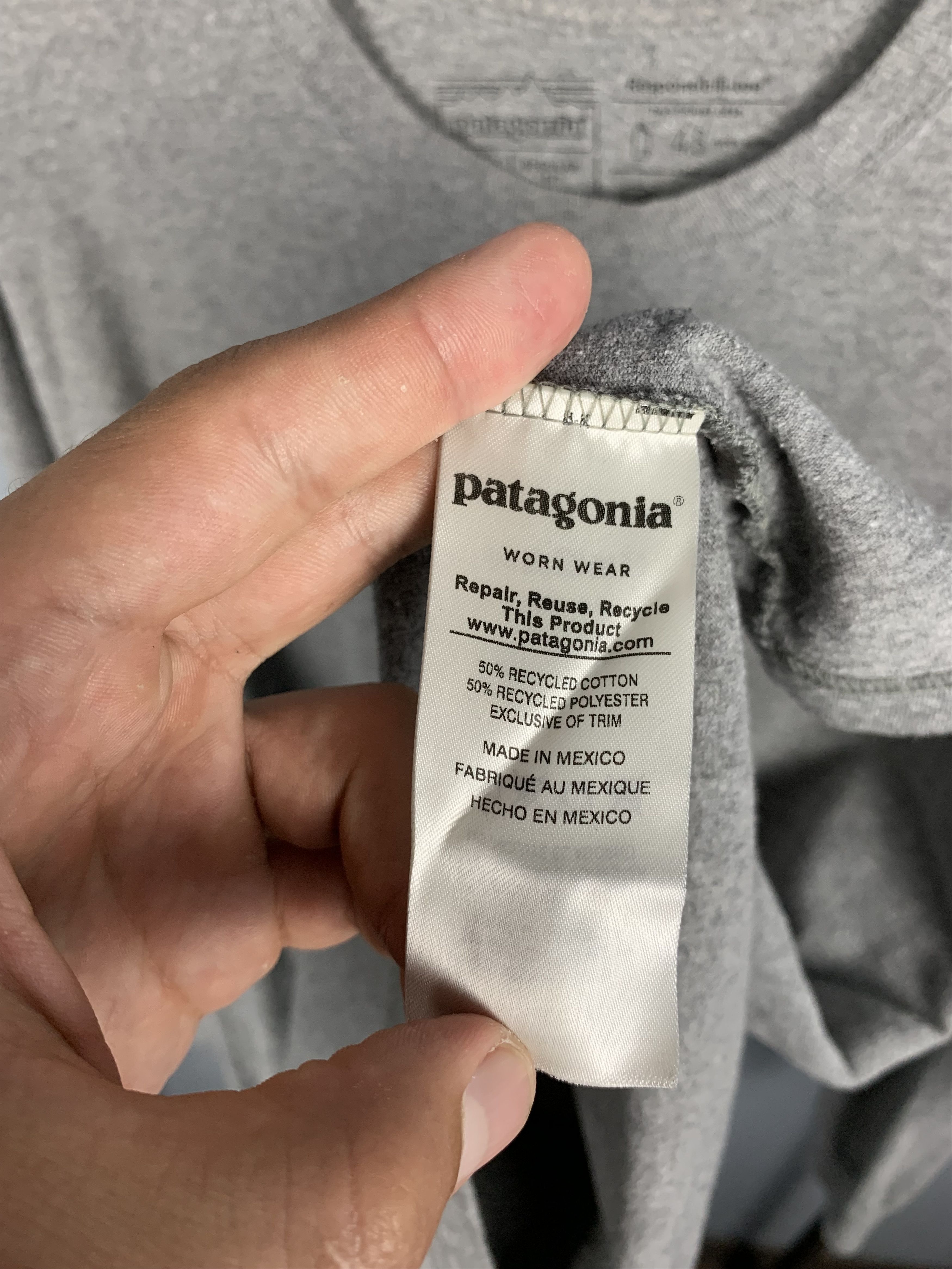 Patagonia × Vintage Patagonia Vintage Mens Long Sleeve T-Shirt Tee Size US L / EU 52-54 / 3 - 7 Thumbnail