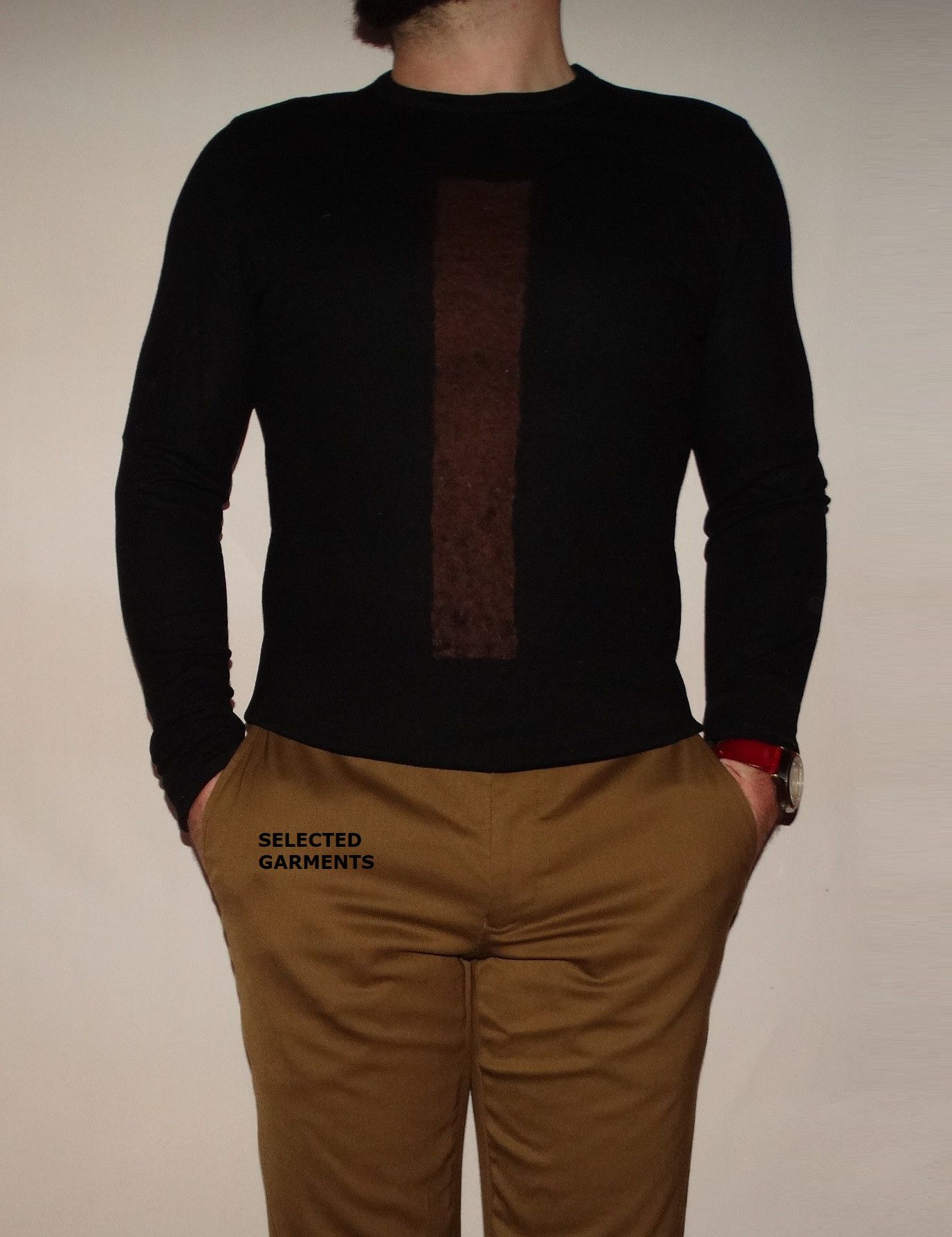 Paul Smith Paul Smith black brown 100% wool sweatshirt made in japan size XS/S Size US S / EU 44-46 / 1 - 1 Thumbnail