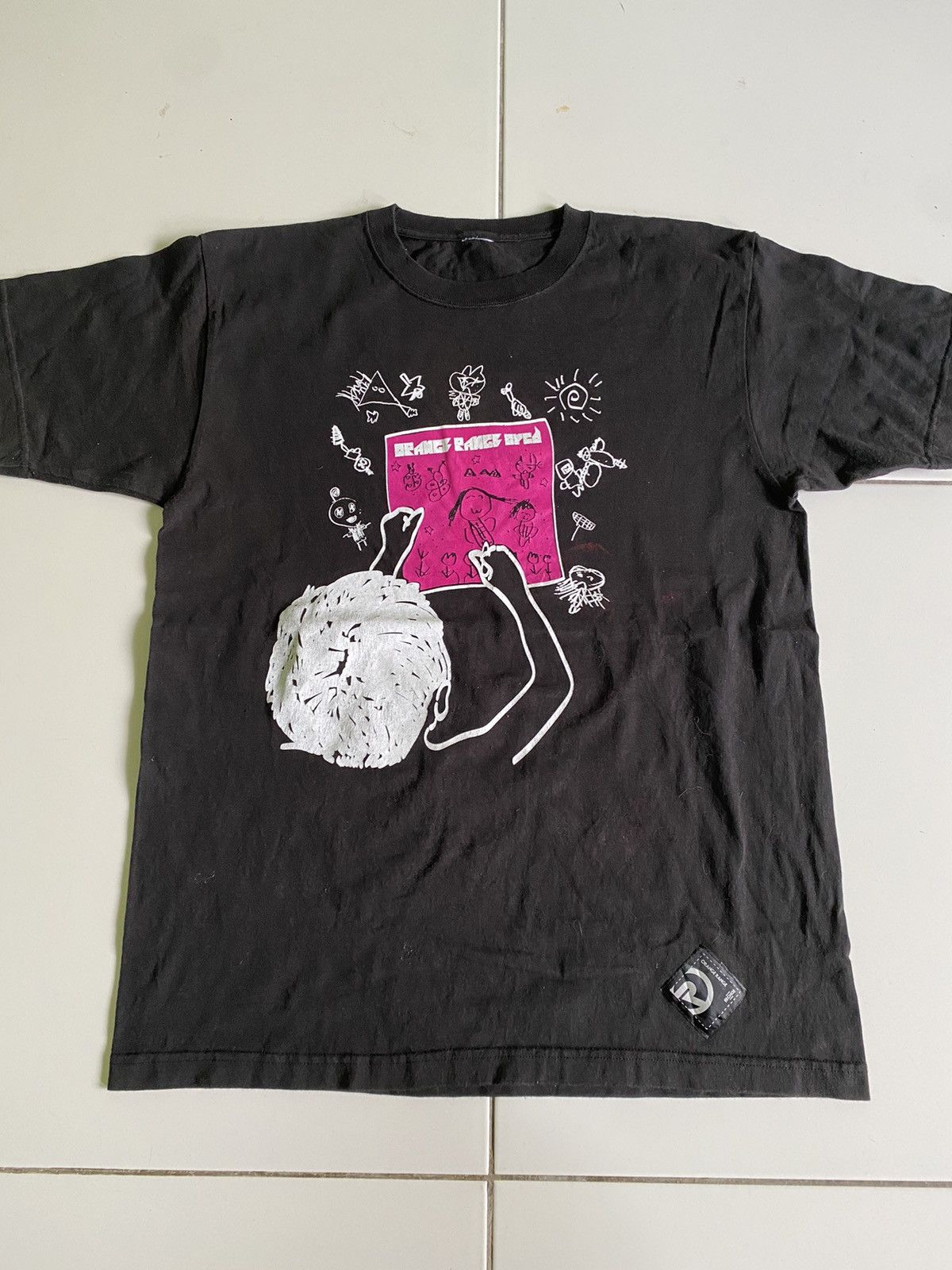 Y2K Oreng Range Japanese Band tee Orcd Album Black Shirt