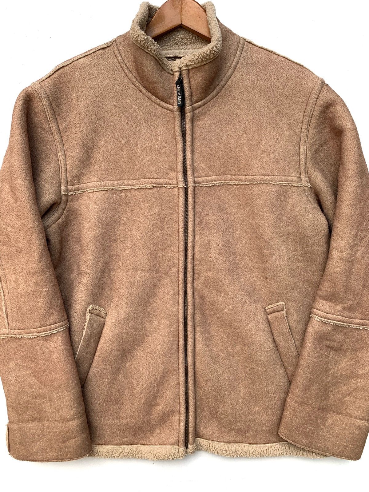 Kansai Yamamoto × Vintage Fleece Sherpa Faux Shearling Kansai Jacket Size US M / EU 48-50 / 2 - 3 Thumbnail