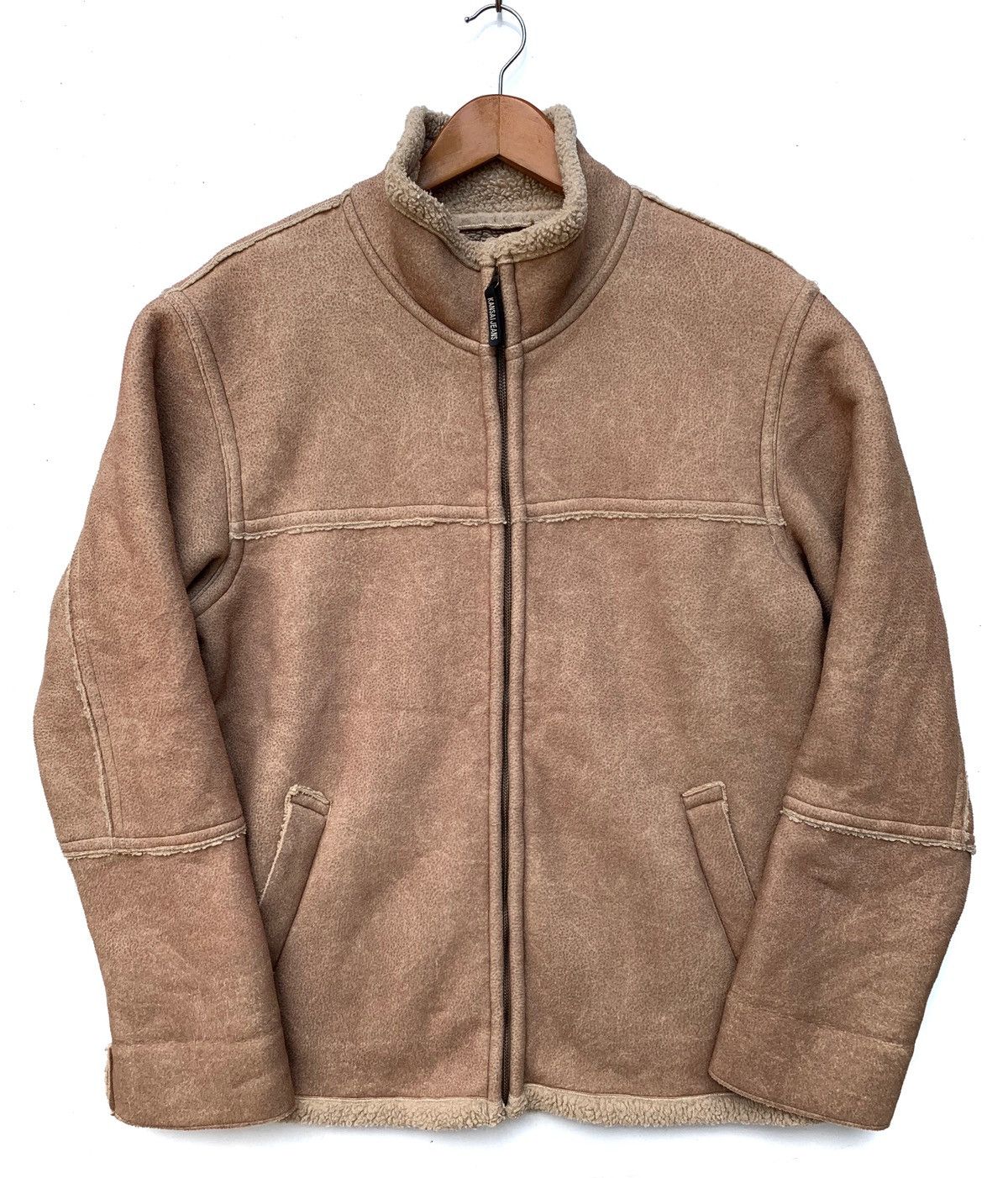 Kansai Yamamoto × Vintage Fleece Sherpa Faux Shearling Kansai Jacket Size US M / EU 48-50 / 2 - 2 Thumbnail
