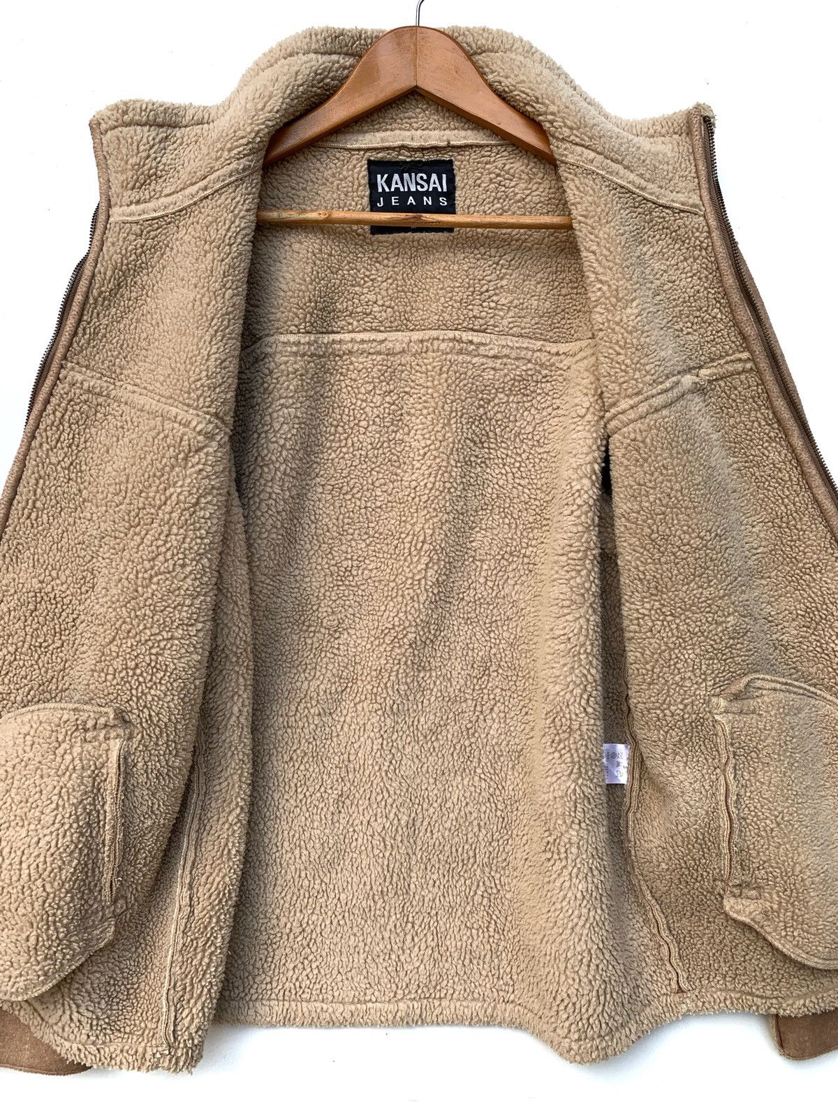 Kansai Yamamoto × Vintage Fleece Sherpa Faux Shearling Kansai Jacket Size US M / EU 48-50 / 2 - 9 Thumbnail