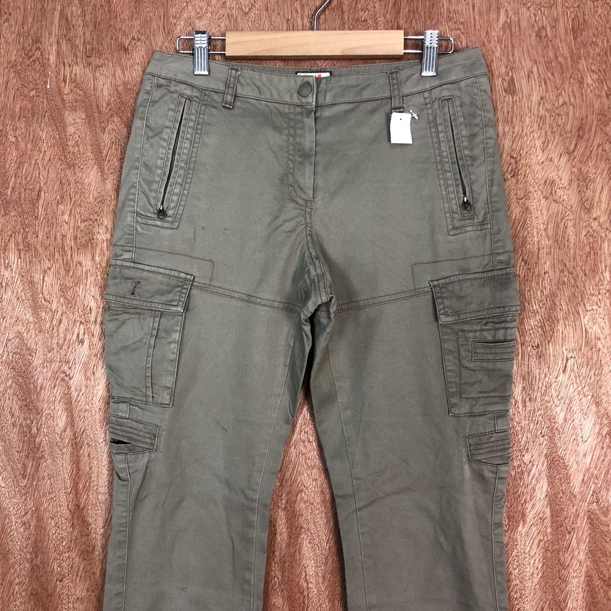 Japanese Brand DLL Lafuma Brown Multipocket Cargo Pants #1772 Size US 28 / EU 44 - 2 Thumbnail