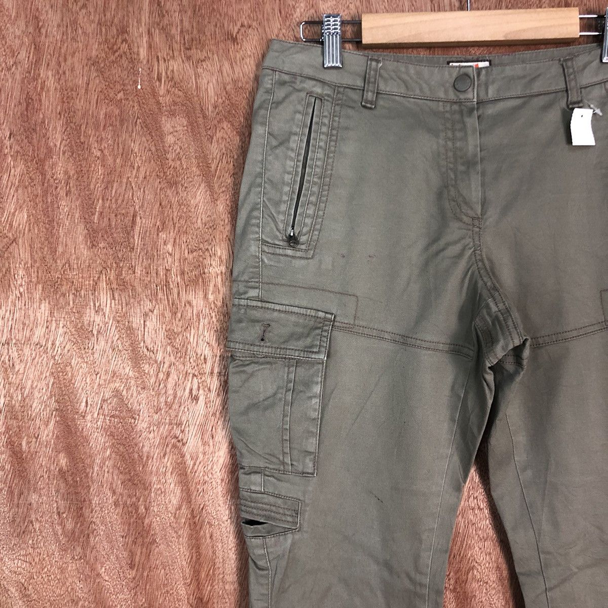 Japanese Brand DLL Lafuma Brown Multipocket Cargo Pants #1772 Size US 28 / EU 44 - 5 Thumbnail