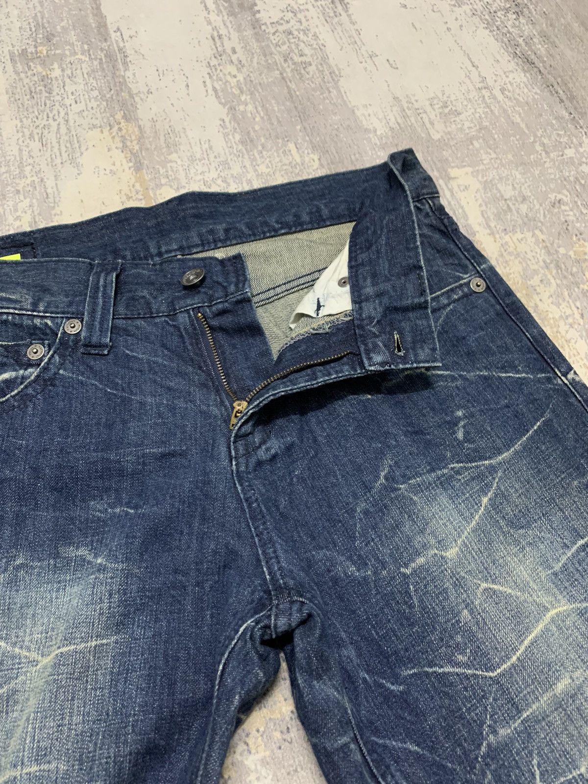If Six Was Nine Rare Camp David Whisker Clawmark Pattern Jeans 32x33 Size US 32 / EU 48 - 7 Thumbnail