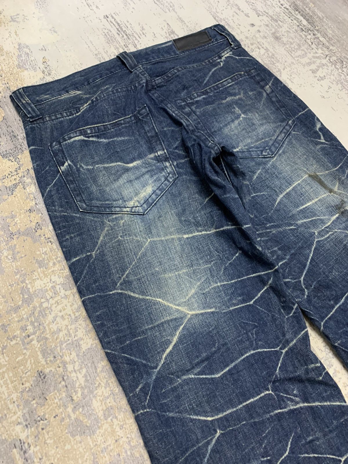 If Six Was Nine Rare Camp David Whisker Clawmark Pattern Jeans 32x33 Size US 32 / EU 48 - 9 Thumbnail