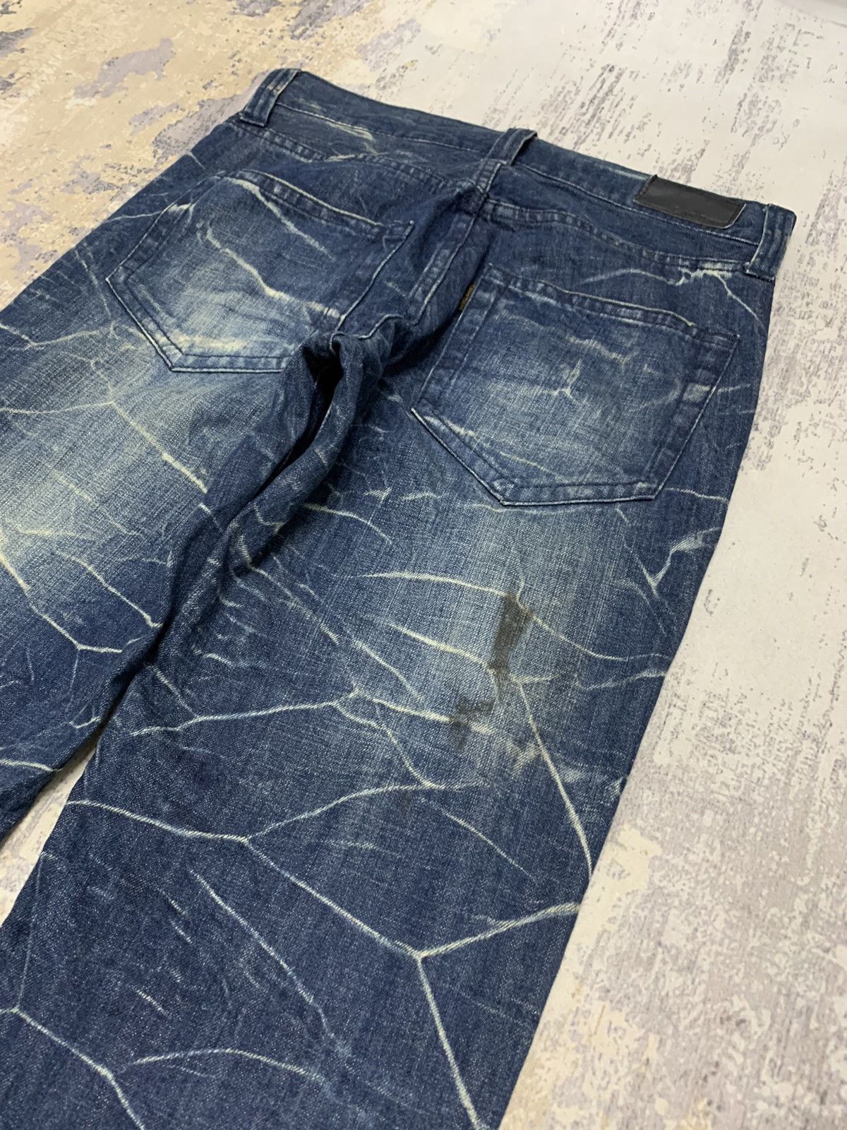 If Six Was Nine Rare Camp David Whisker Clawmark Pattern Jeans 32x33 Size US 32 / EU 48 - 10 Thumbnail