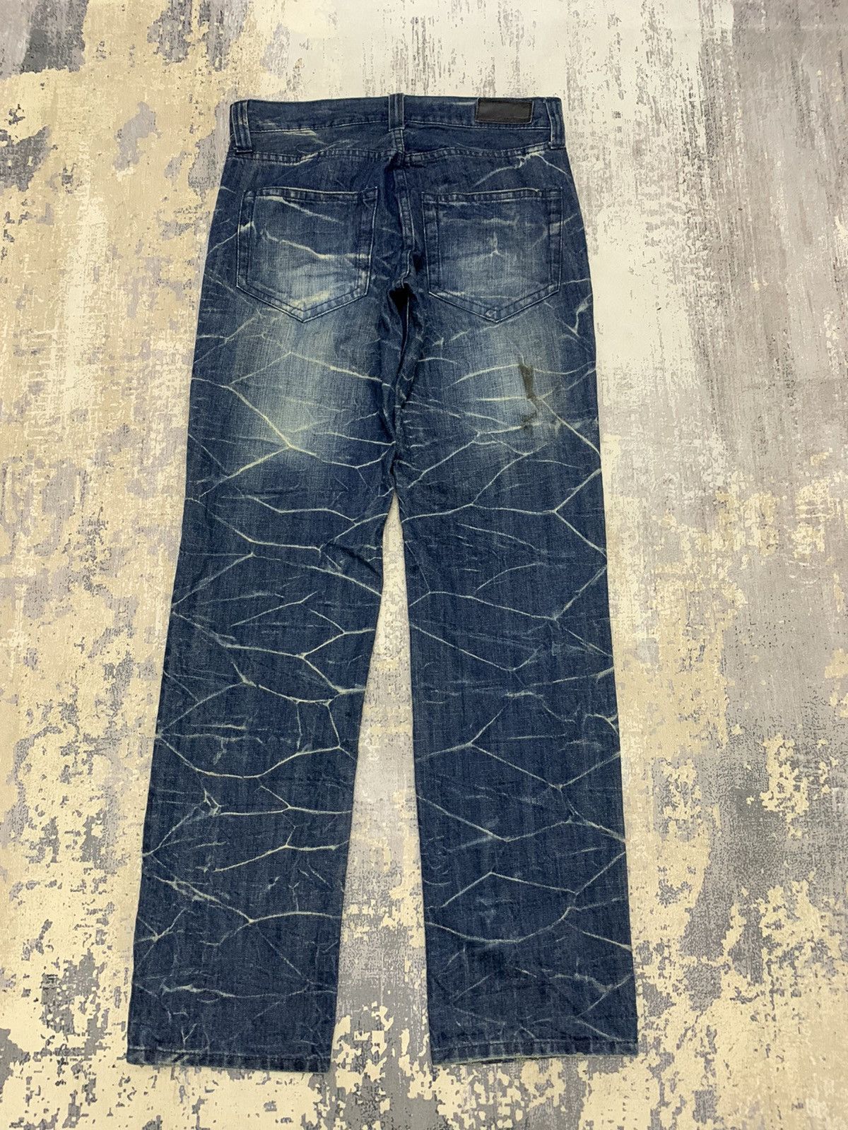 If Six Was Nine Rare Camp David Whisker Clawmark Pattern Jeans 32x33 Size US 32 / EU 48 - 8 Thumbnail