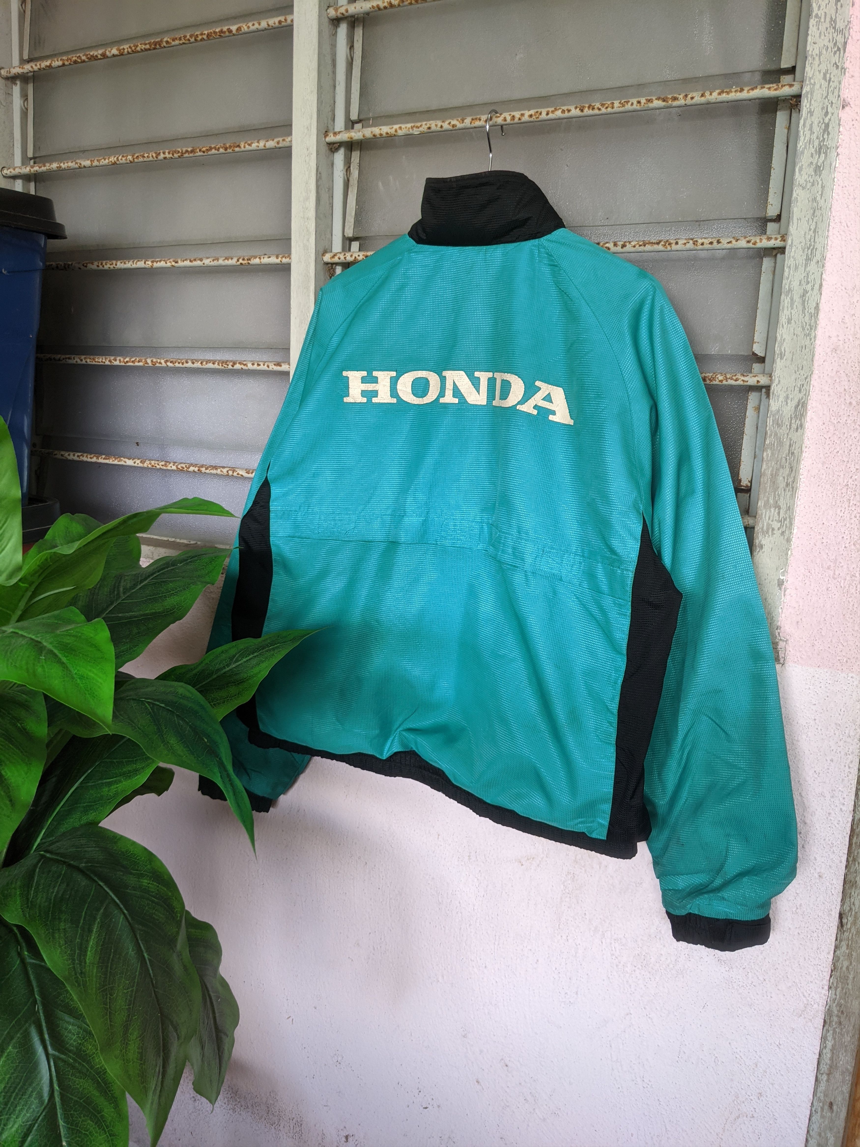 image of Formula Uno x Honda Auto Terrace Honda Motorsport Spellout in Green Black, Men's (Size Large)