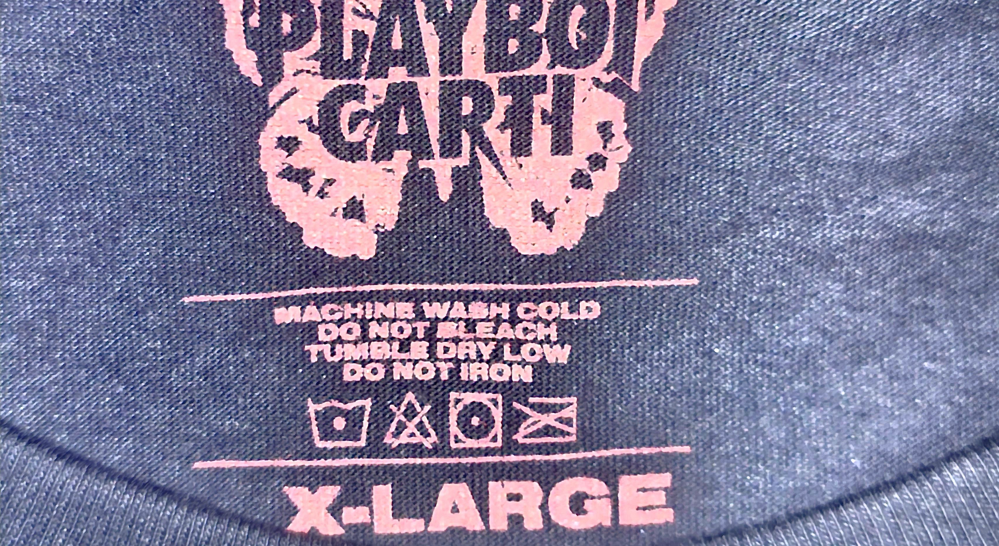 Playboi Carti Playboi Carti AWGE Butterfly Skeleton 2017 Tour Merch Tee Size US XL / EU 56 / 4 - 2 Thumbnail