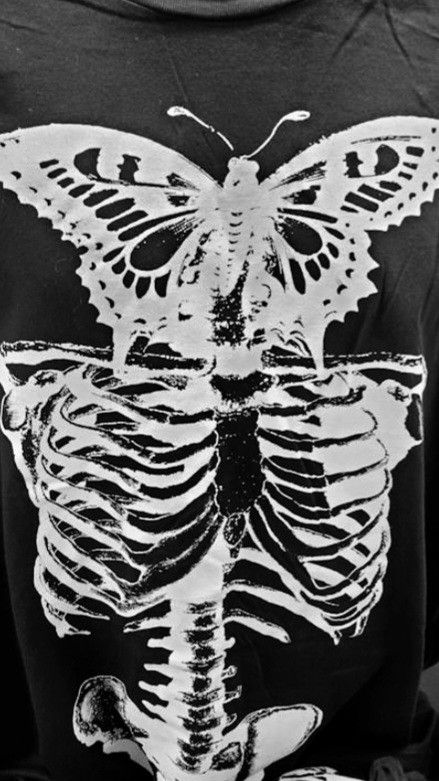 Playboi Carti Playboi Carti AWGE Butterfly Skeleton 2017 Tour Merch Tee Size US XL / EU 56 / 4 - 13 Thumbnail