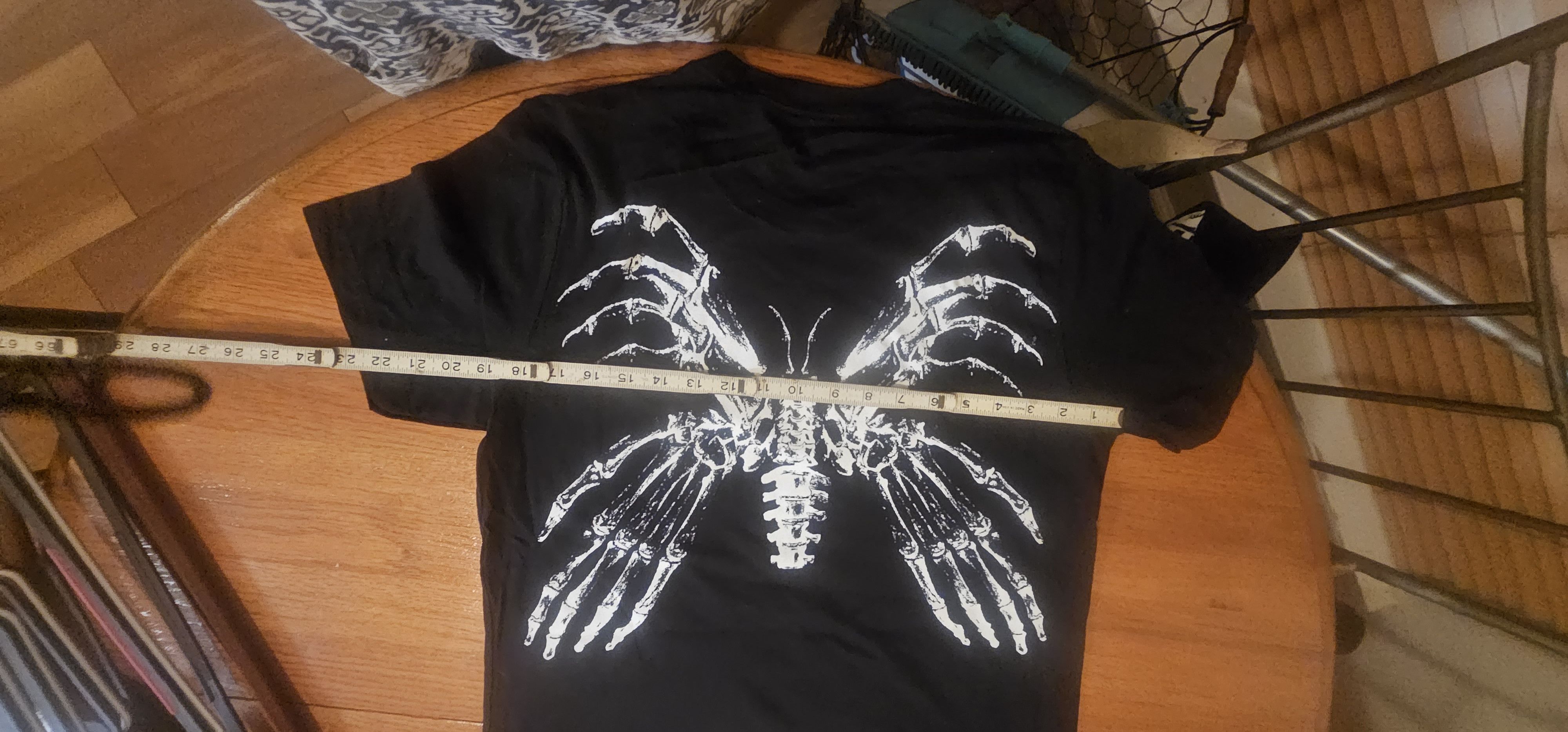 Playboi Carti Playboi Carti AWGE Butterfly Skeleton 2017 Tour Merch Tee Size US XL / EU 56 / 4 - 7 Thumbnail