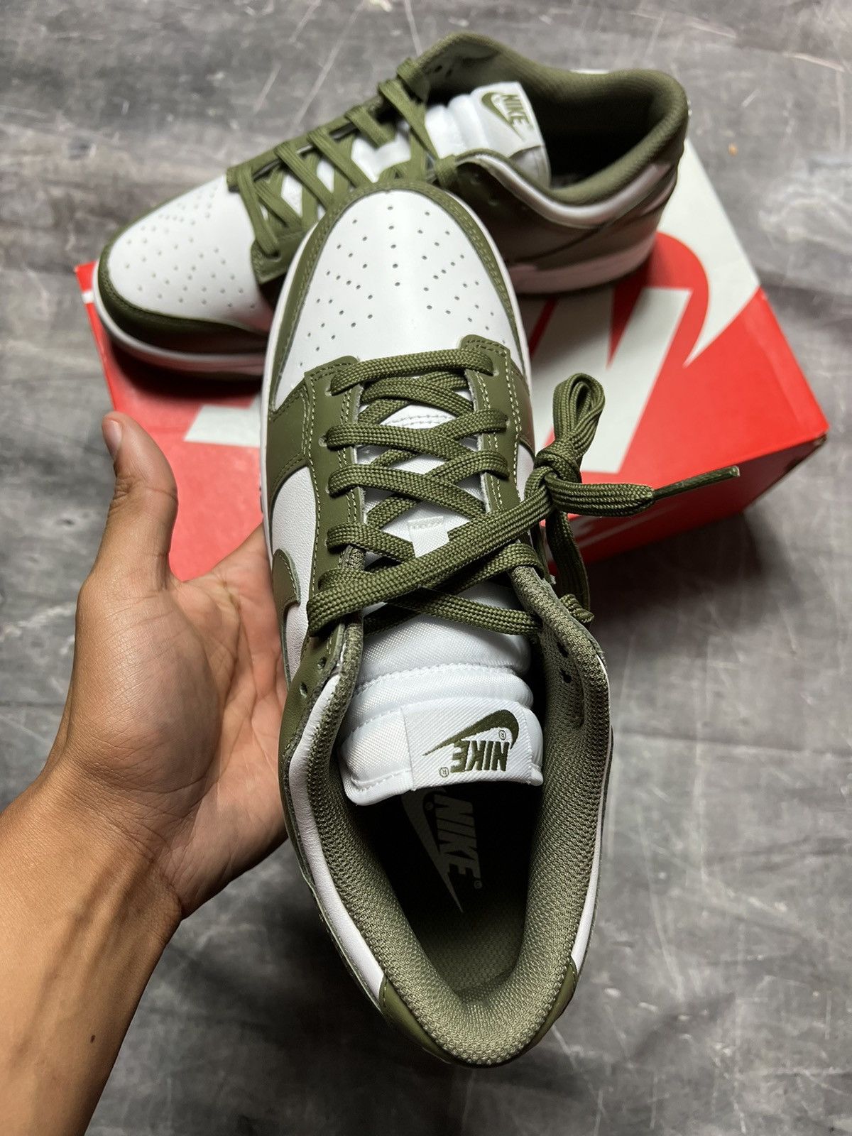 Nike Nike Dunk Low Retro “Olive” W Size US 10 / IT 40 - 3 Thumbnail