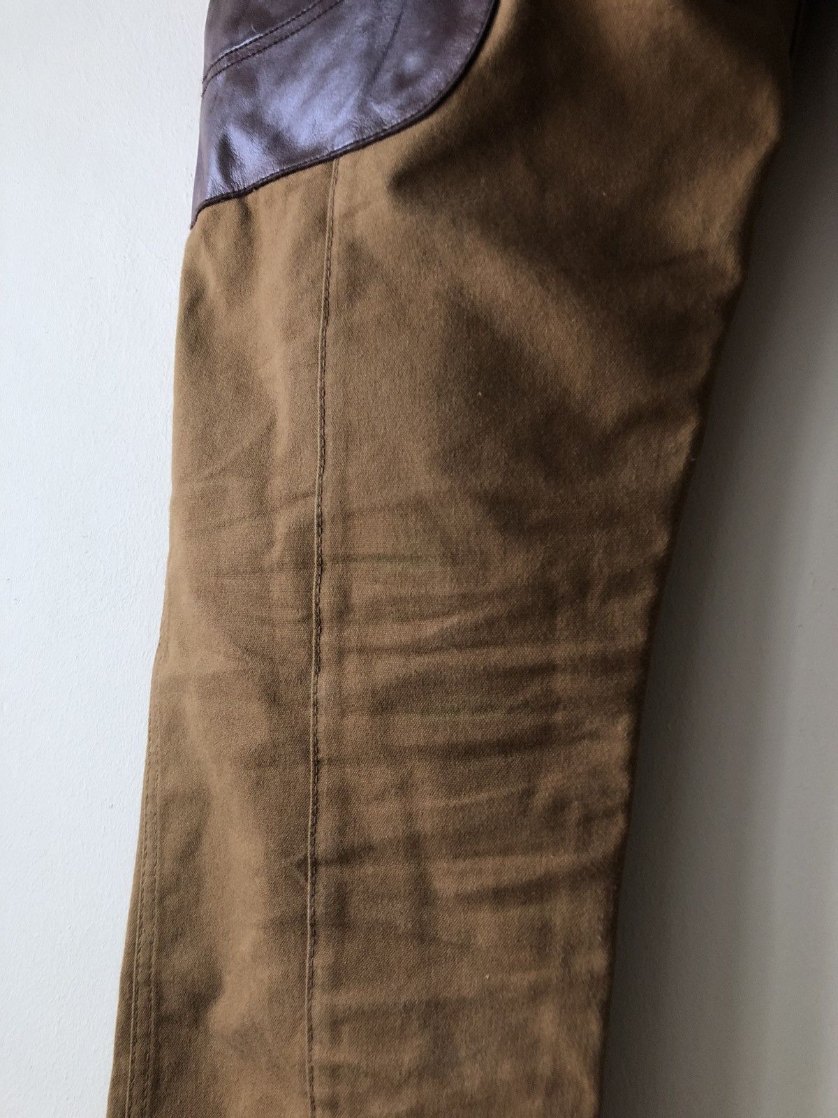 Comme des Garcons Junya Watanabe x Comme des Garçons Man Leather pocket pants Size US 34 / EU 50 - 6 Thumbnail