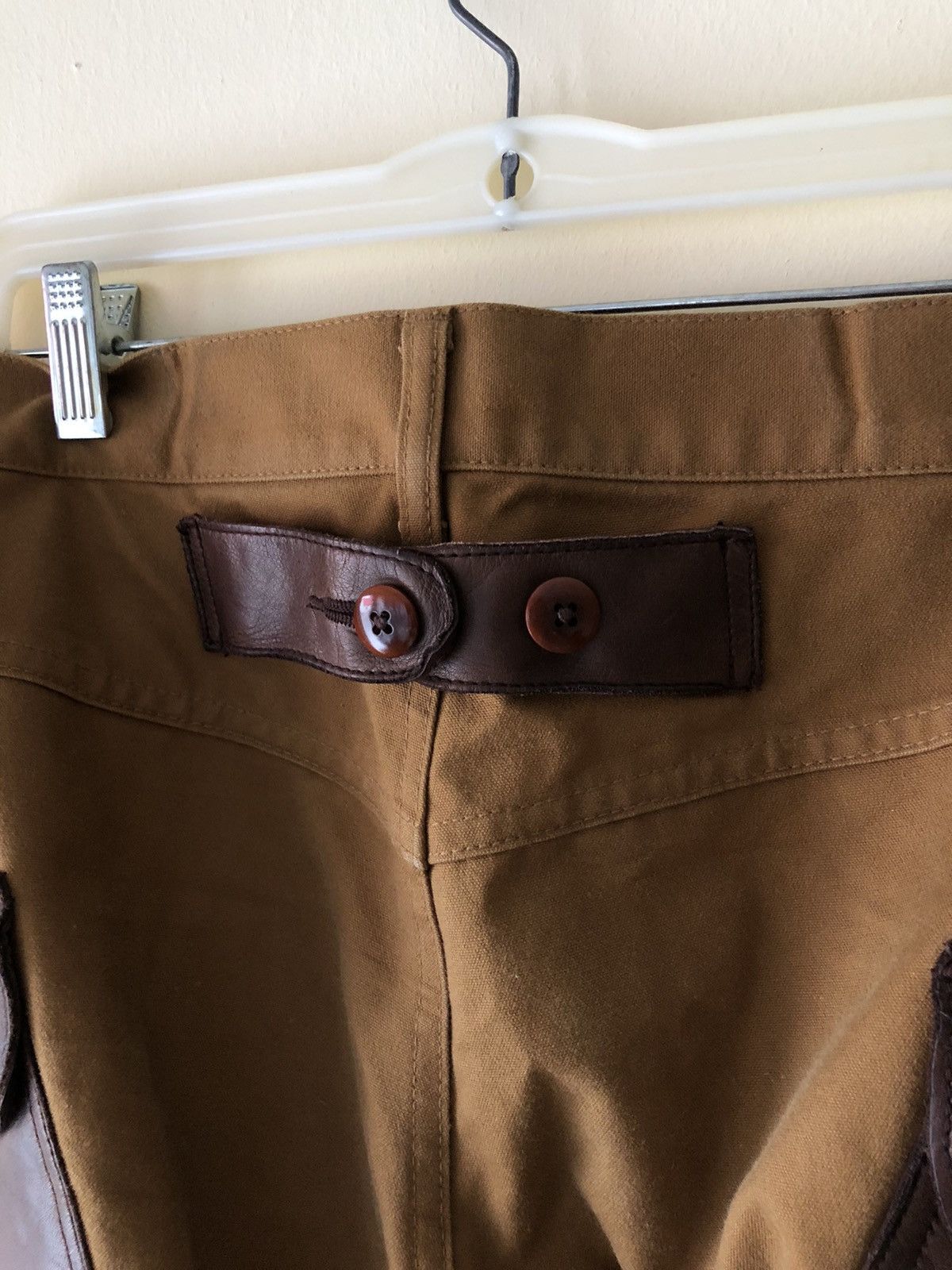 Comme des Garcons Junya Watanabe x Comme des Garçons Man Leather pocket pants Size US 34 / EU 50 - 5 Thumbnail