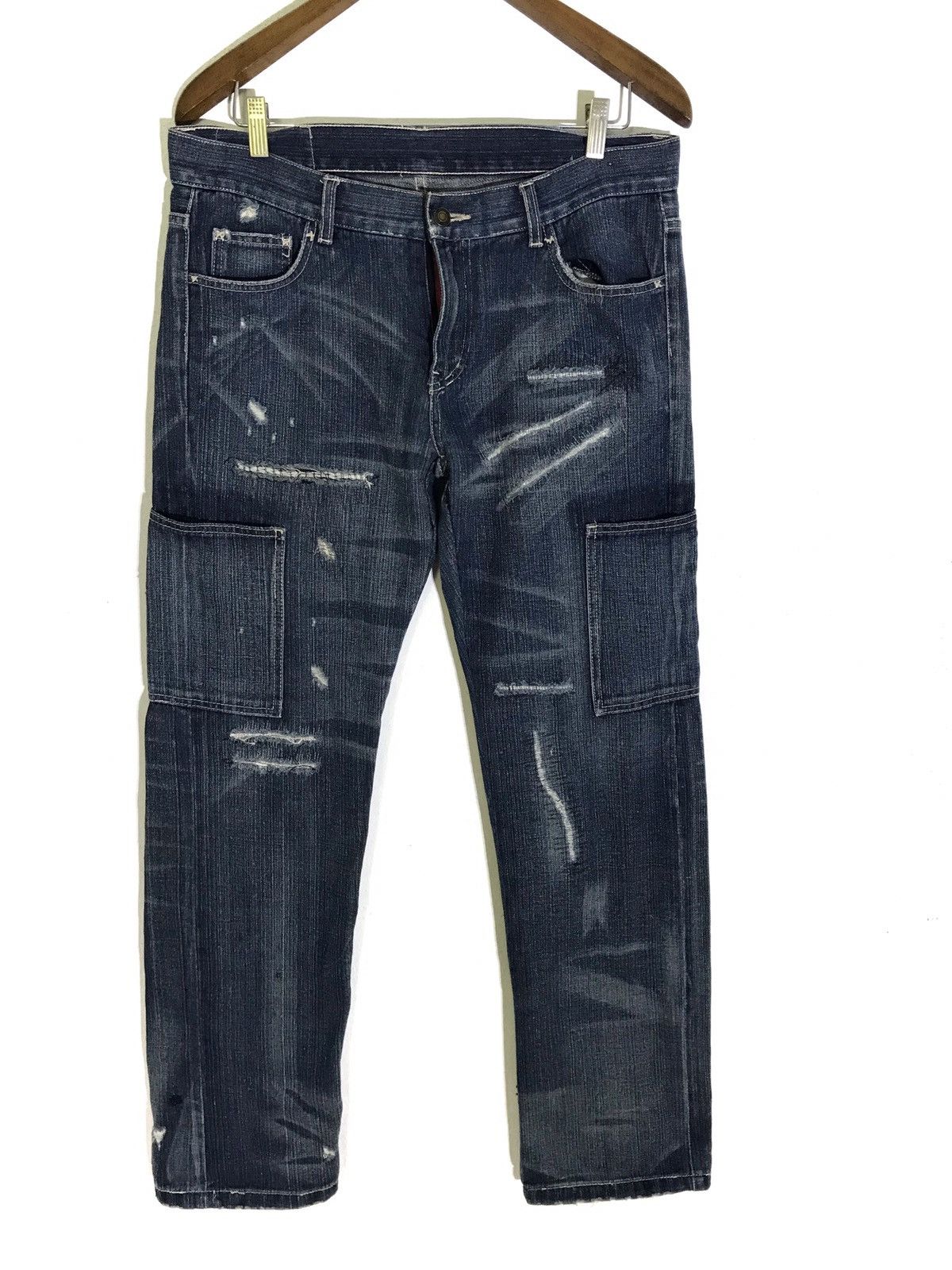 JAPAN BRAND NEIGHBORHOOD CARGO PANTS DISTRESS STYLE RARE