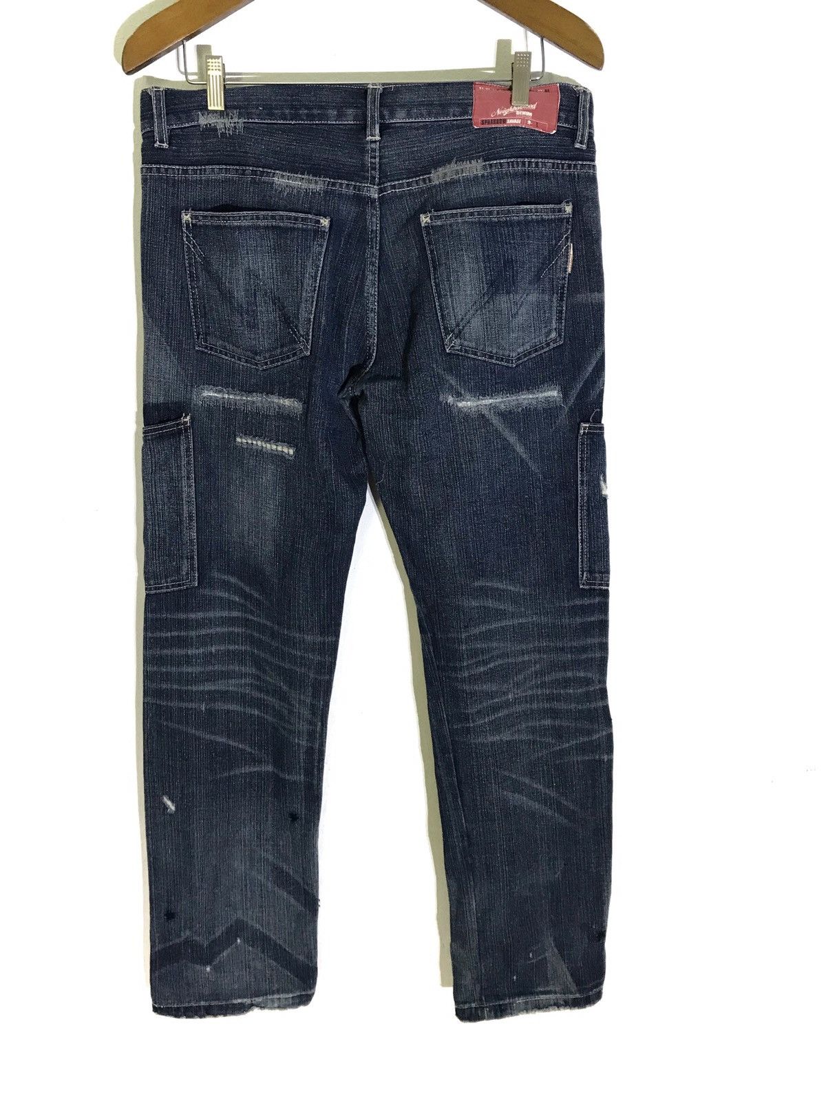 Japanese Brand JAPAN BRAND NEIGHBORHOOD CARGO PANTS DISTRESS STYLE RARE Size US 34 / EU 50 - 2 Thumbnail