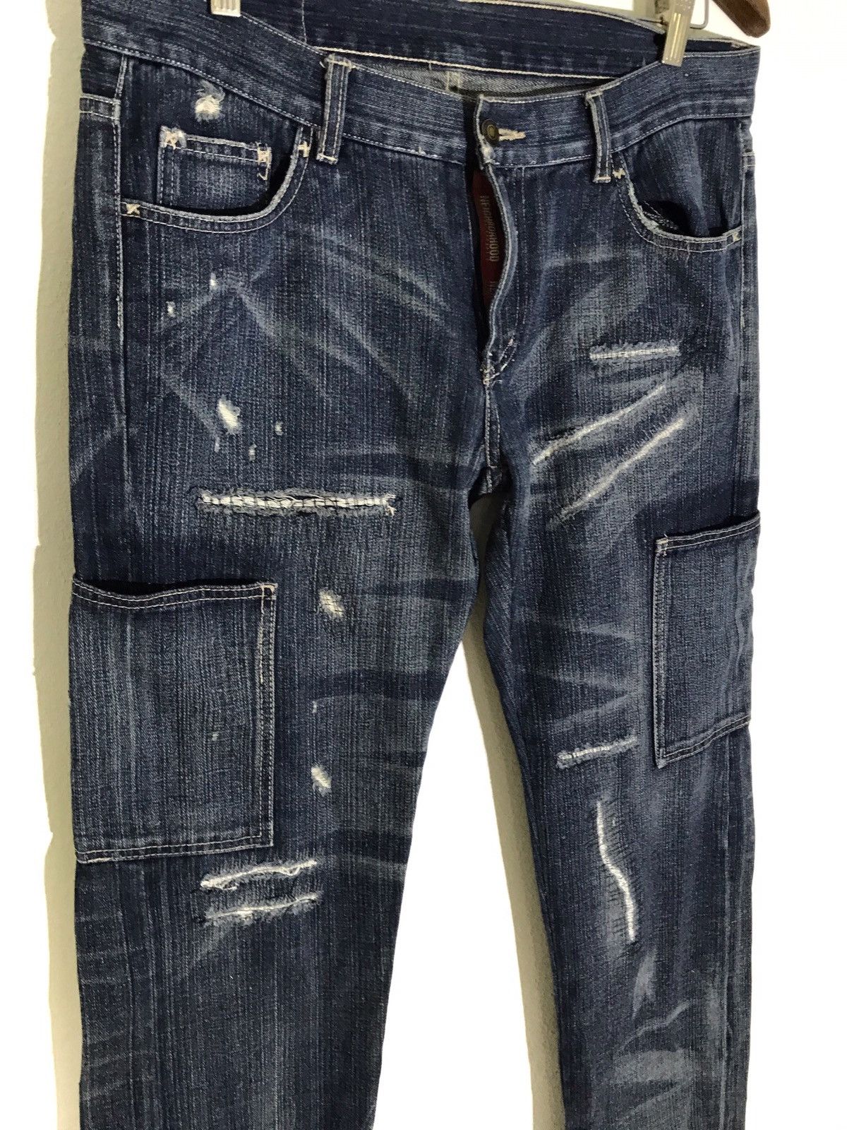 Japanese Brand JAPAN BRAND NEIGHBORHOOD CARGO PANTS DISTRESS STYLE RARE Size US 34 / EU 50 - 4 Thumbnail