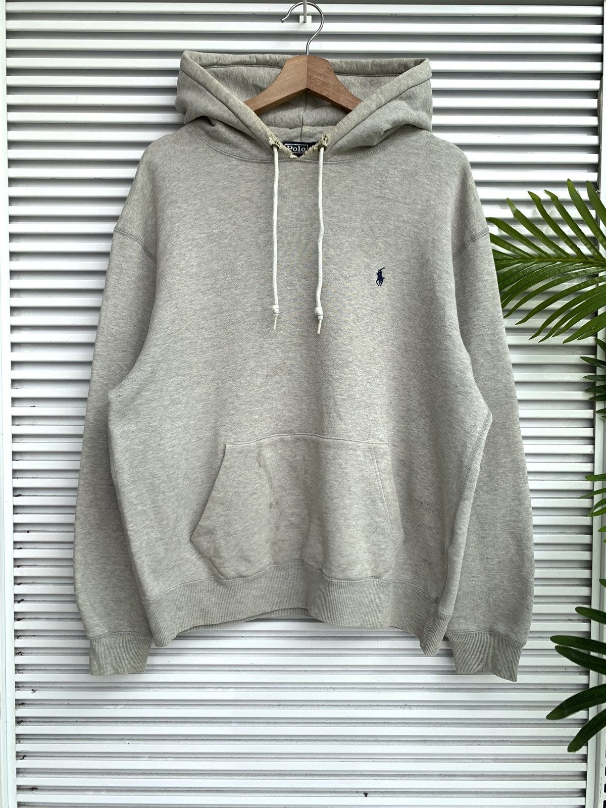Polo Ralph Lauren Vintage Distressed Polo Ralph Lauren Pullover Hoodie Size US M / EU 48-50 / 2 - 1 Thumbnail