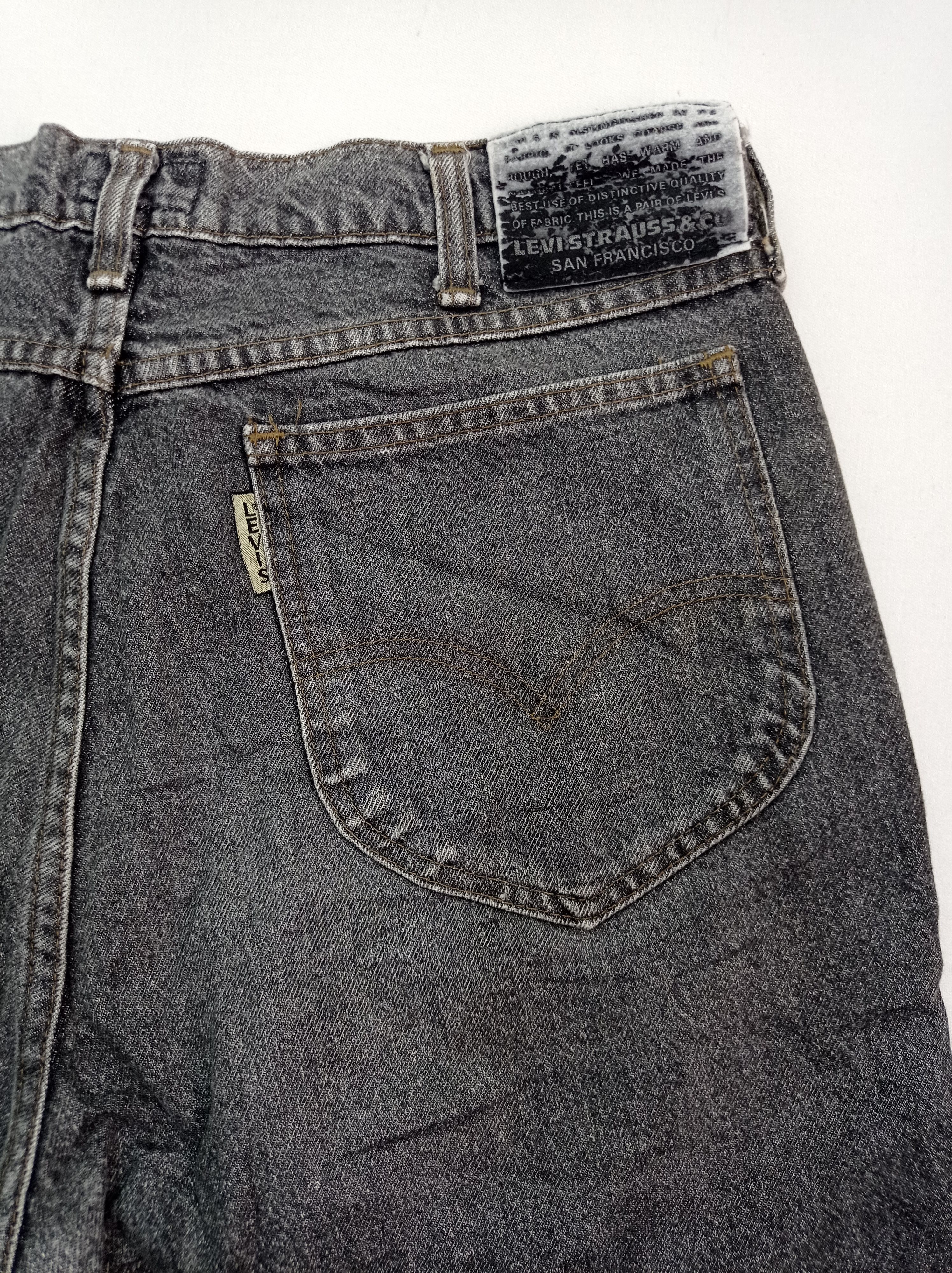 Levi's × Vintage Vintage Levi's Black Denim Pants Size US 32 / EU 48 - 12 Thumbnail