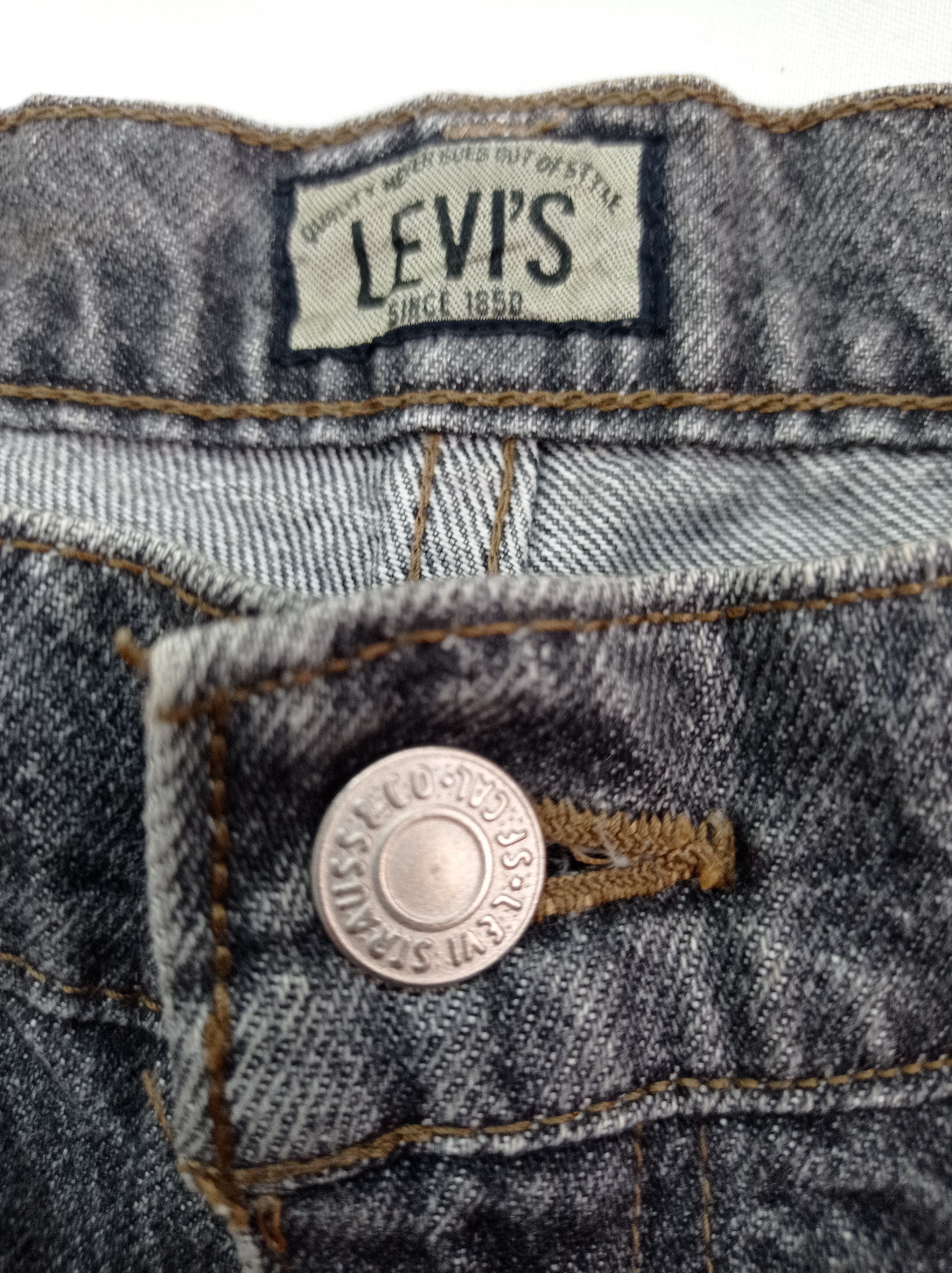 Levi's × Vintage Vintage Levi's Black Denim Pants Size US 32 / EU 48 - 5 Thumbnail