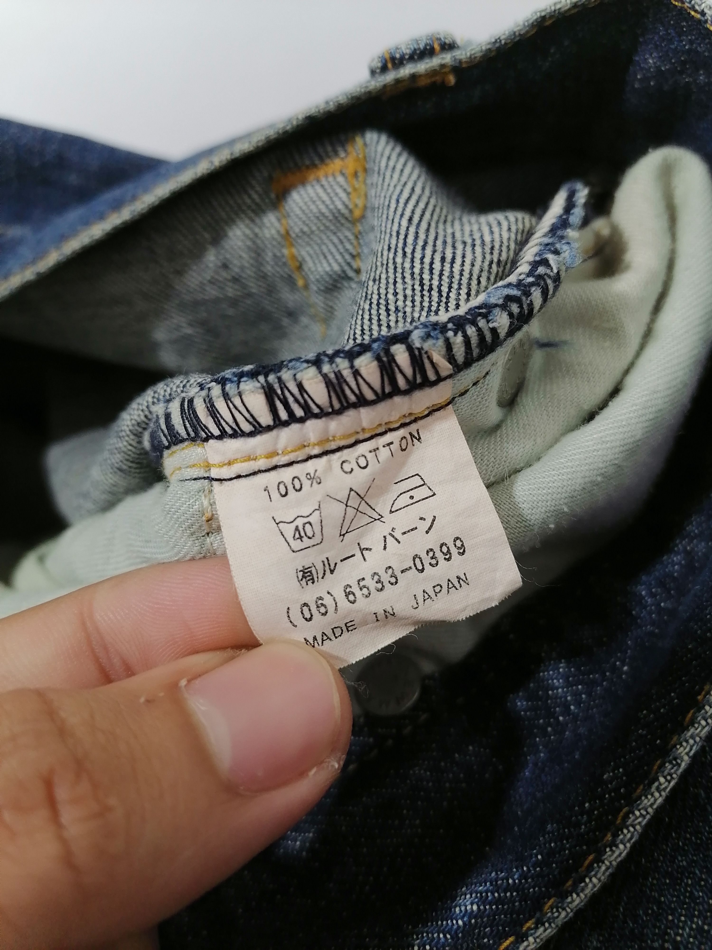 Japanese Brand Sacrifice Denim Jeans Size US 34 / EU 50 - 6 Thumbnail