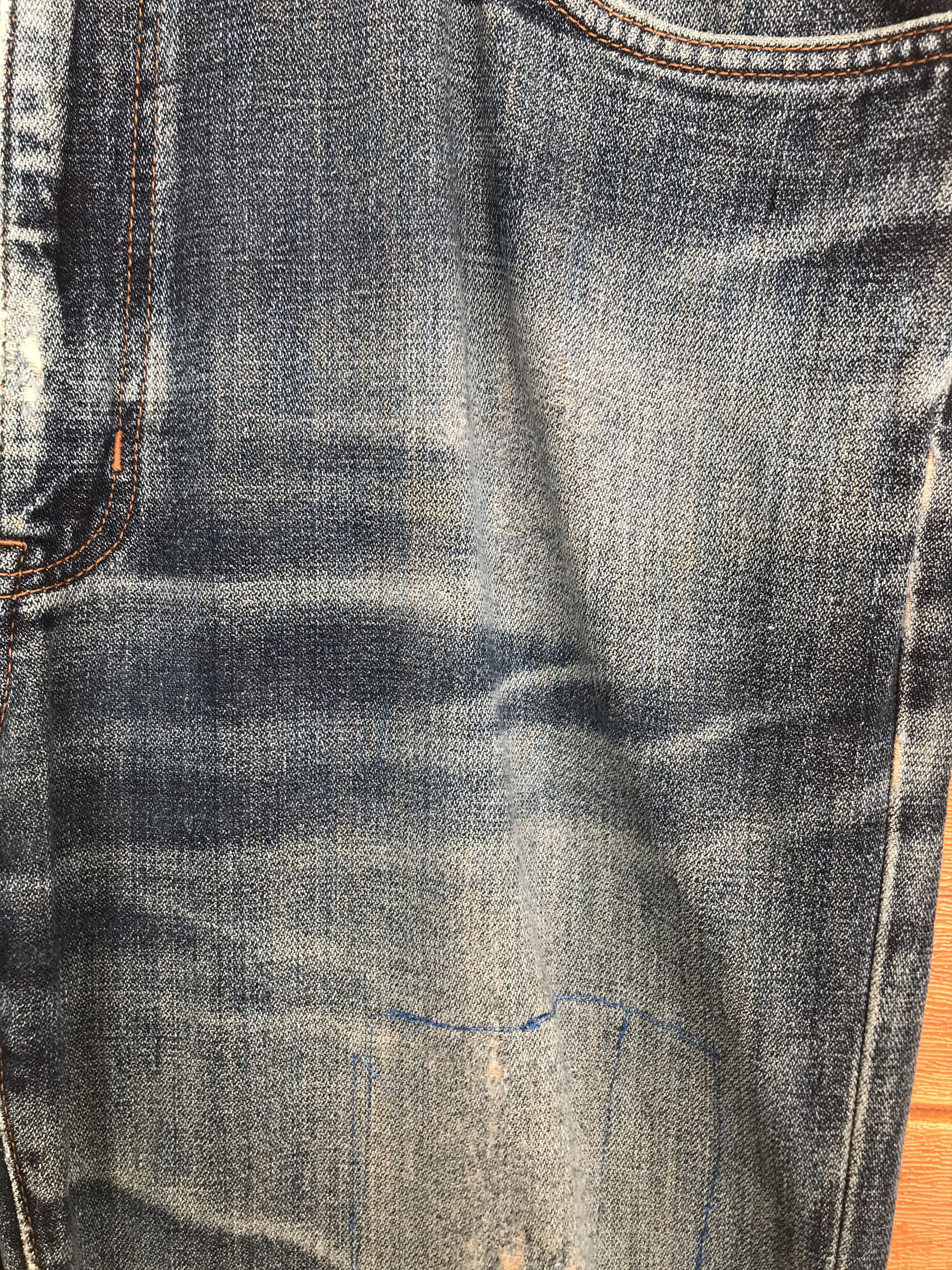 Number (N)ine × Undercover Vintage Wrangler Distressed Denim Jeans Size US 38 / EU 54 - 12 Thumbnail