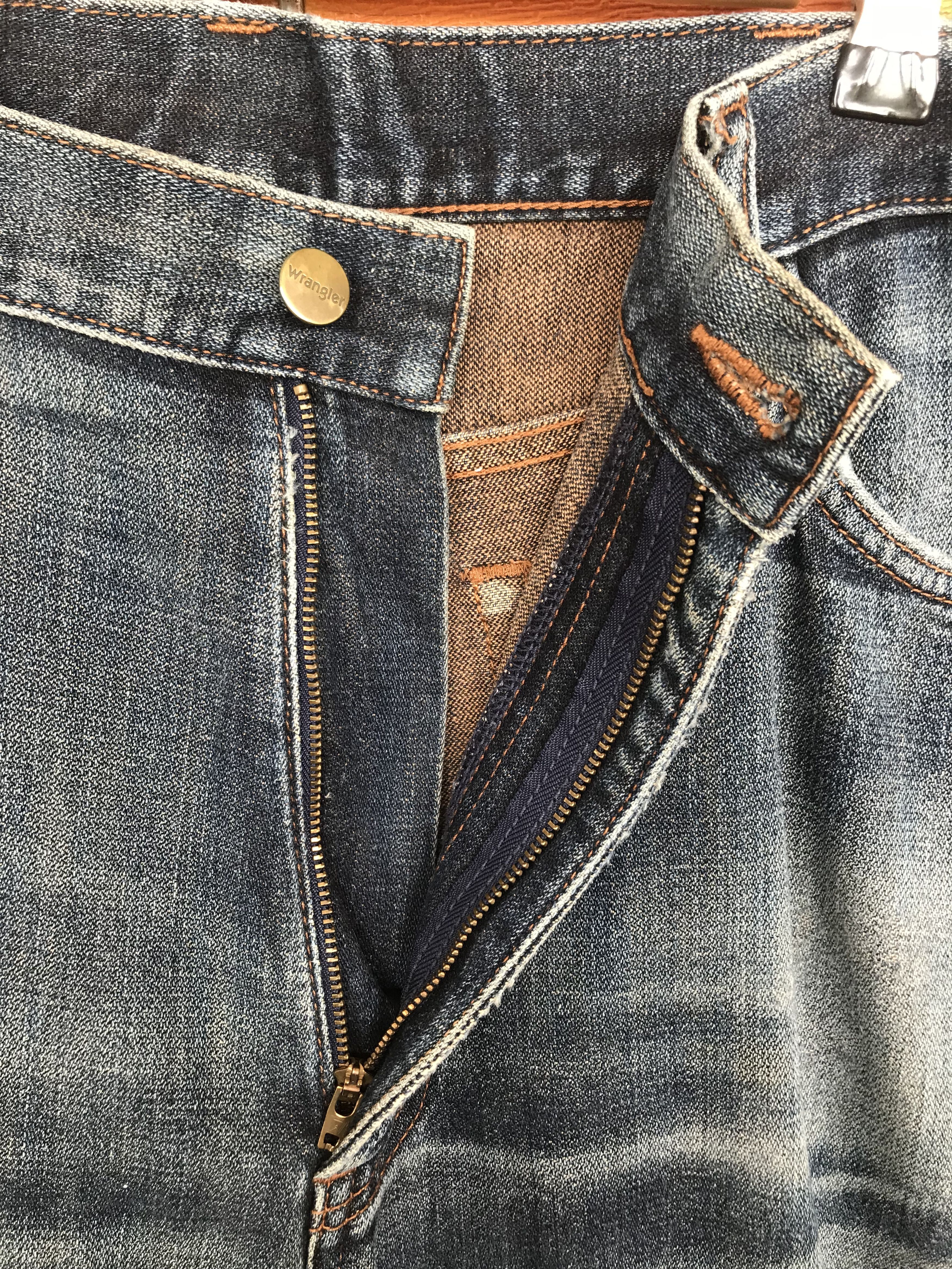 Number (N)ine × Undercover Vintage Wrangler Distressed Denim Jeans Size US 38 / EU 54 - 24 Thumbnail