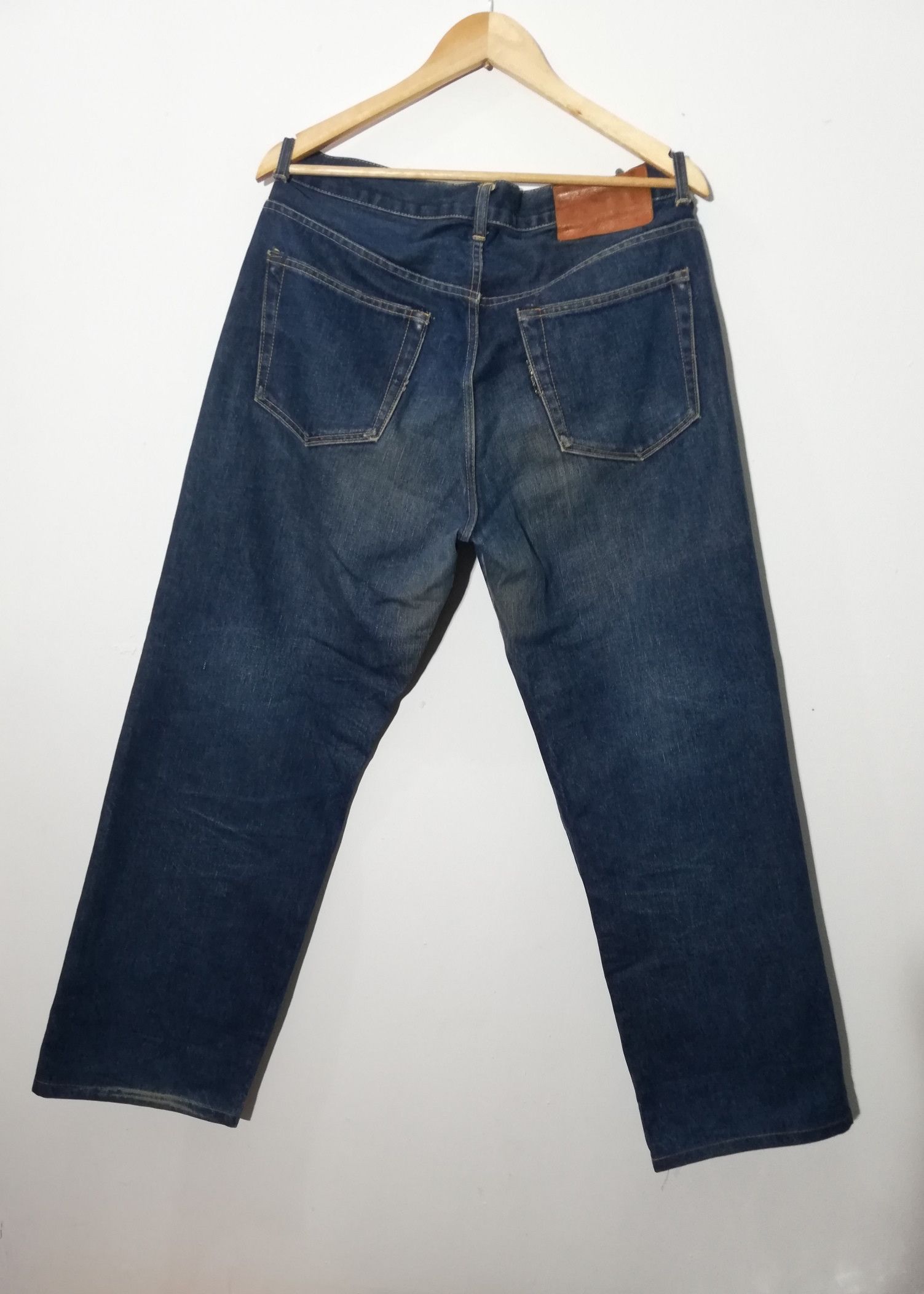 HOLLYWOOD RANCH MARKET × Japanese Brand × Vintage Vintage H.R.Market Selvedge Jeans Japan Size US 35 - 4 Thumbnail