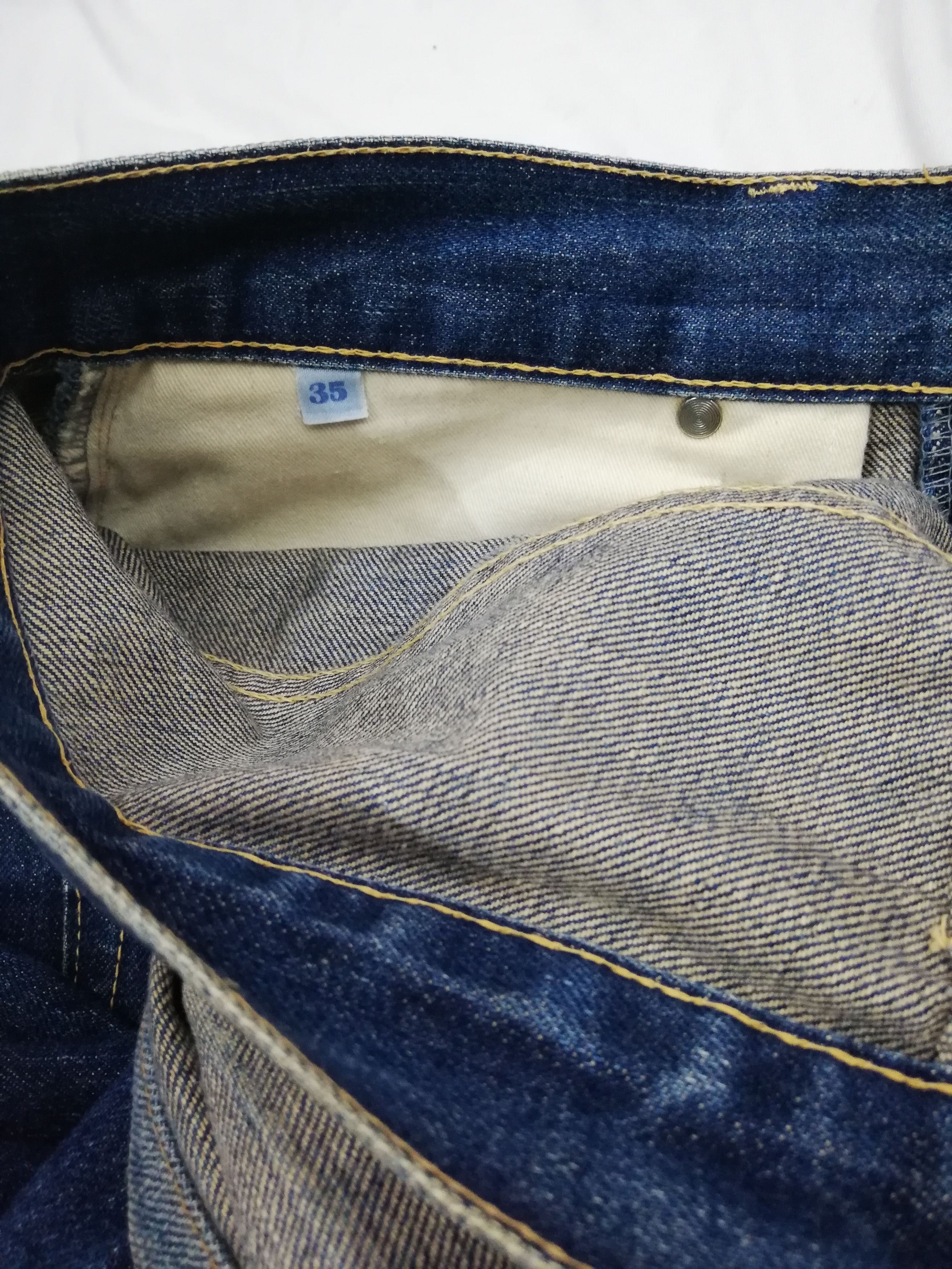 HOLLYWOOD RANCH MARKET × Japanese Brand × Vintage Vintage H.R.Market Selvedge Jeans Japan Size US 35 - 8 Thumbnail