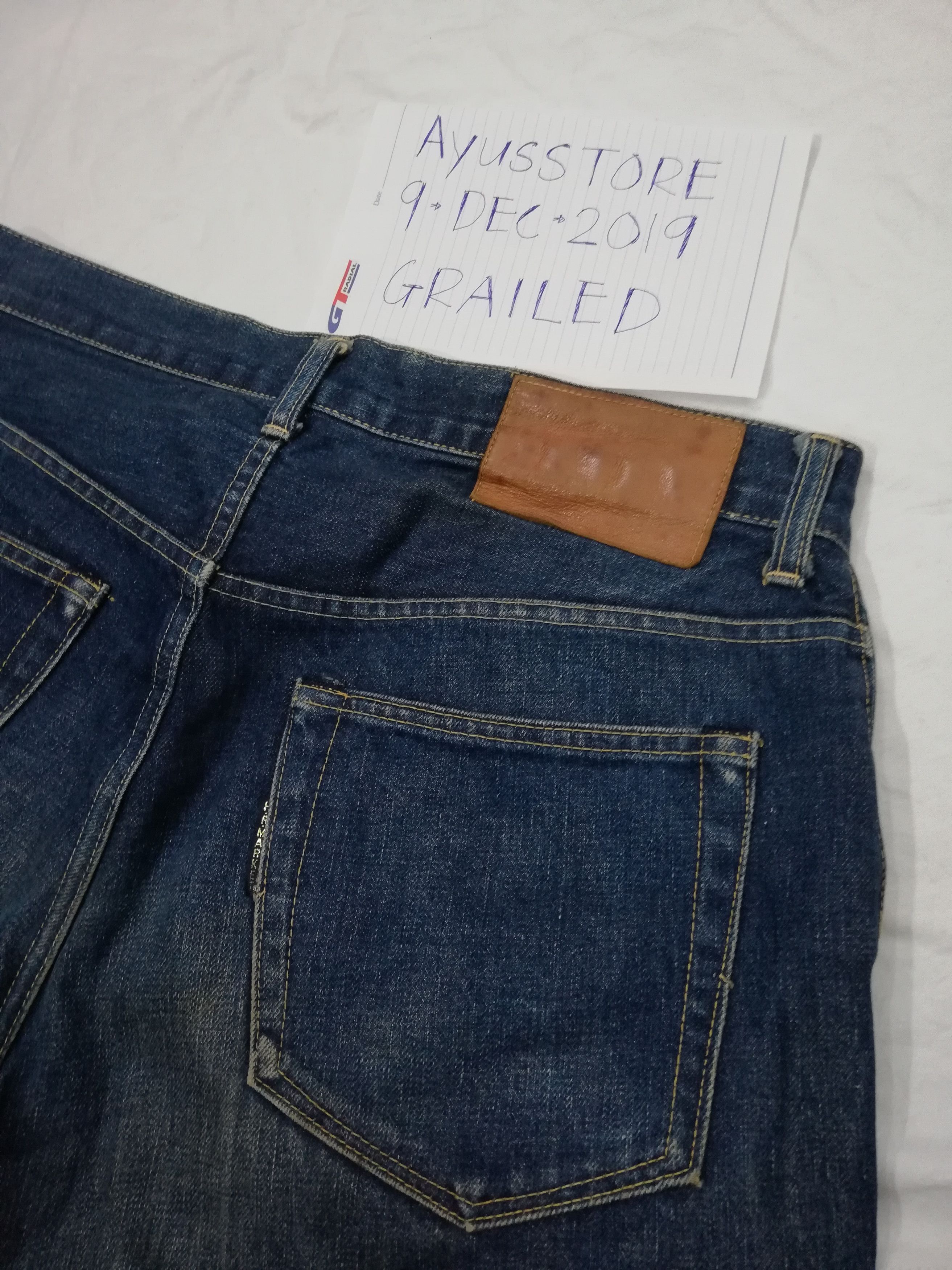 HOLLYWOOD RANCH MARKET × Japanese Brand × Vintage Vintage H.R.Market Selvedge Jeans Japan Size US 35 - 5 Thumbnail