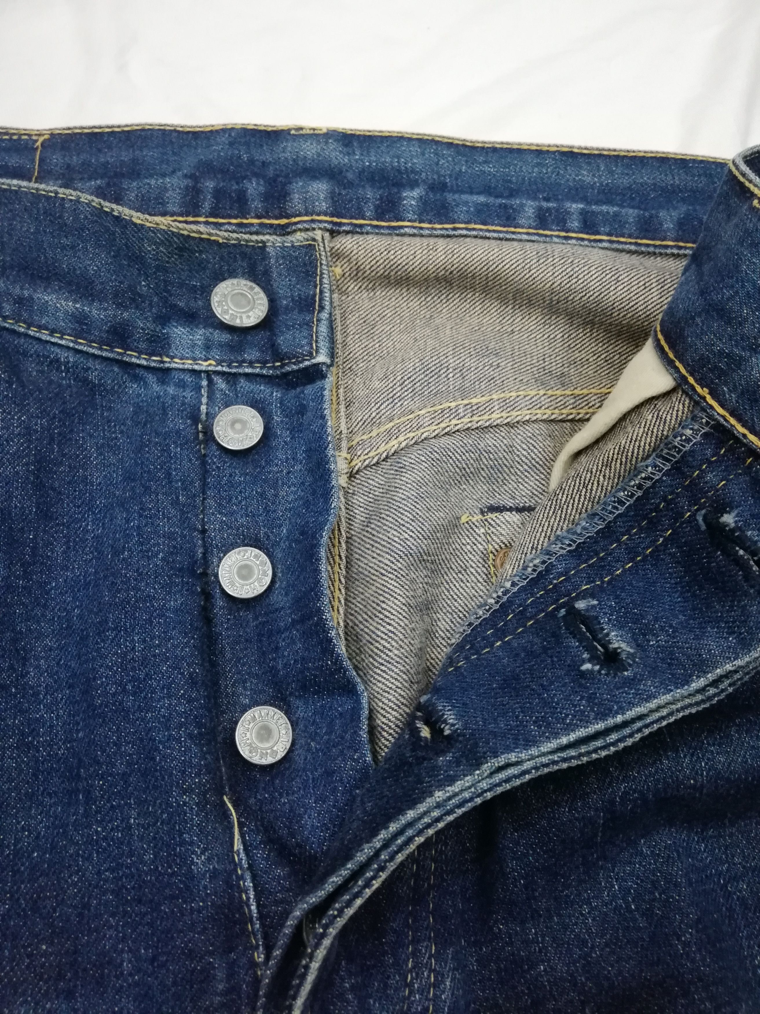 HOLLYWOOD RANCH MARKET × Japanese Brand × Vintage Vintage H.R.Market Selvedge Jeans Japan Size US 35 - 7 Thumbnail