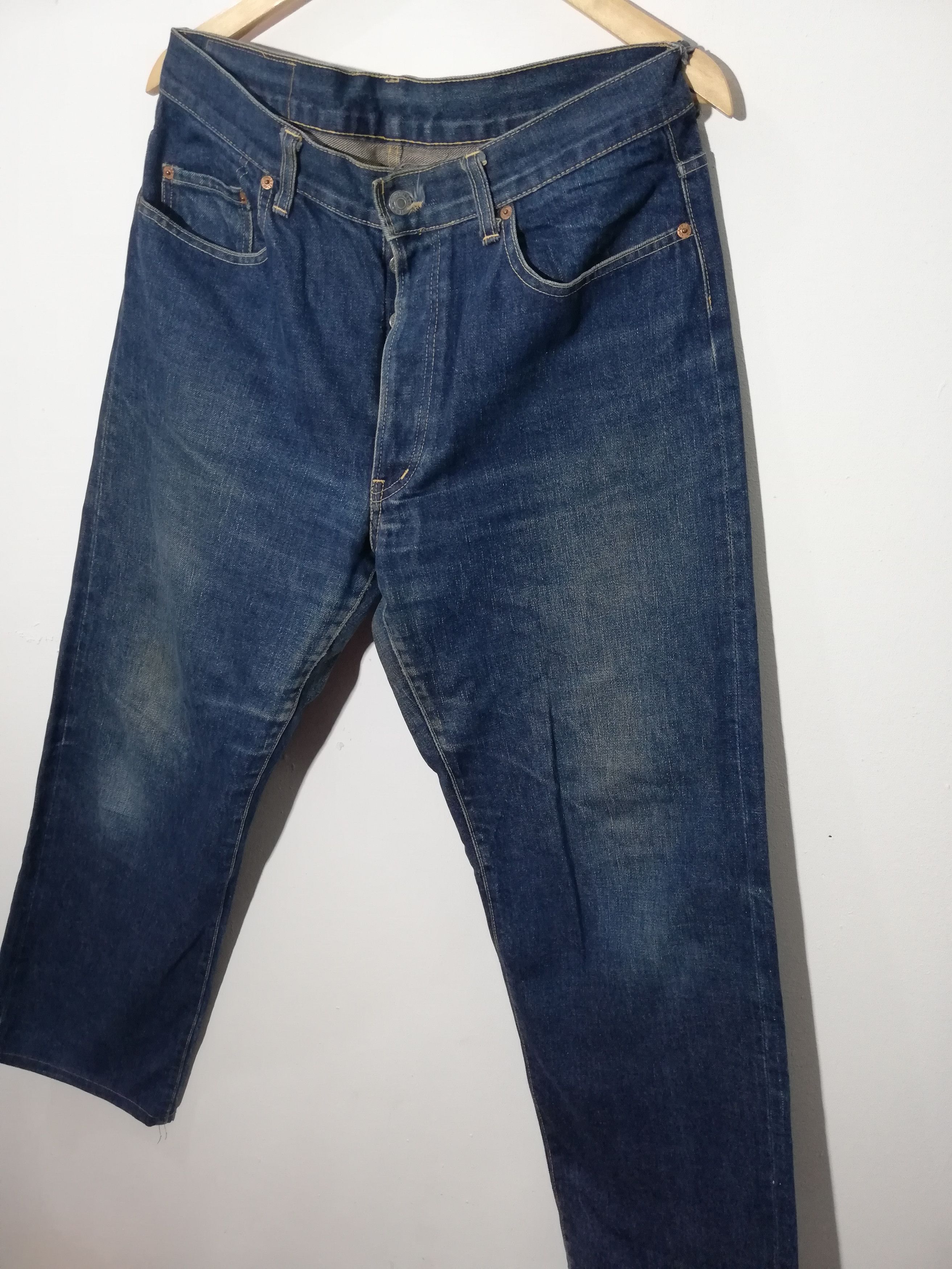 HOLLYWOOD RANCH MARKET × Japanese Brand × Vintage Vintage H.R.Market Selvedge Jeans Japan Size US 35 - 2 Thumbnail