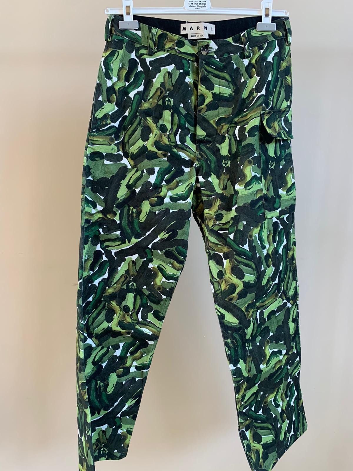 Marni Printed Cargo Pants in Green Size US 30 / EU 46 - 3 Thumbnail