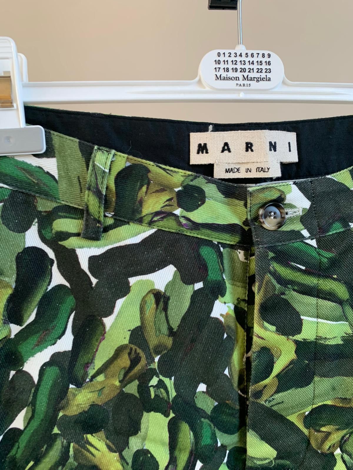 Marni Printed Cargo Pants in Green Size US 30 / EU 46 - 4 Thumbnail