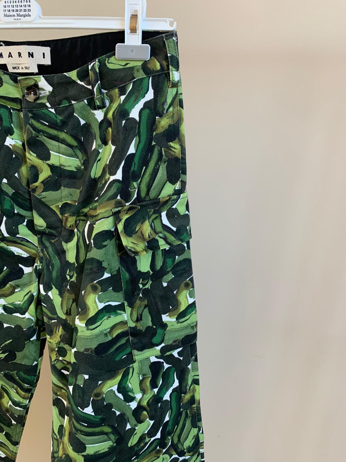 Marni Printed Cargo Pants in Green Size US 30 / EU 46 - 8 Thumbnail