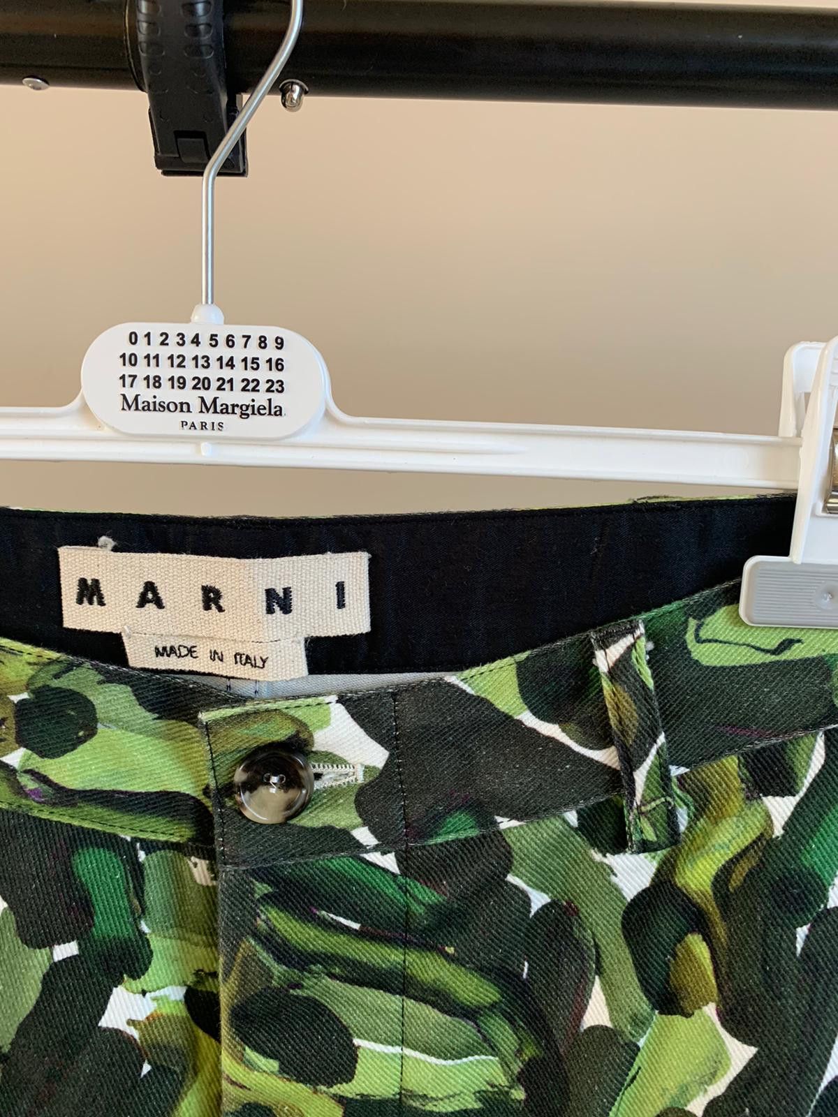 Marni Printed Cargo Pants in Green Size US 30 / EU 46 - 13 Thumbnail
