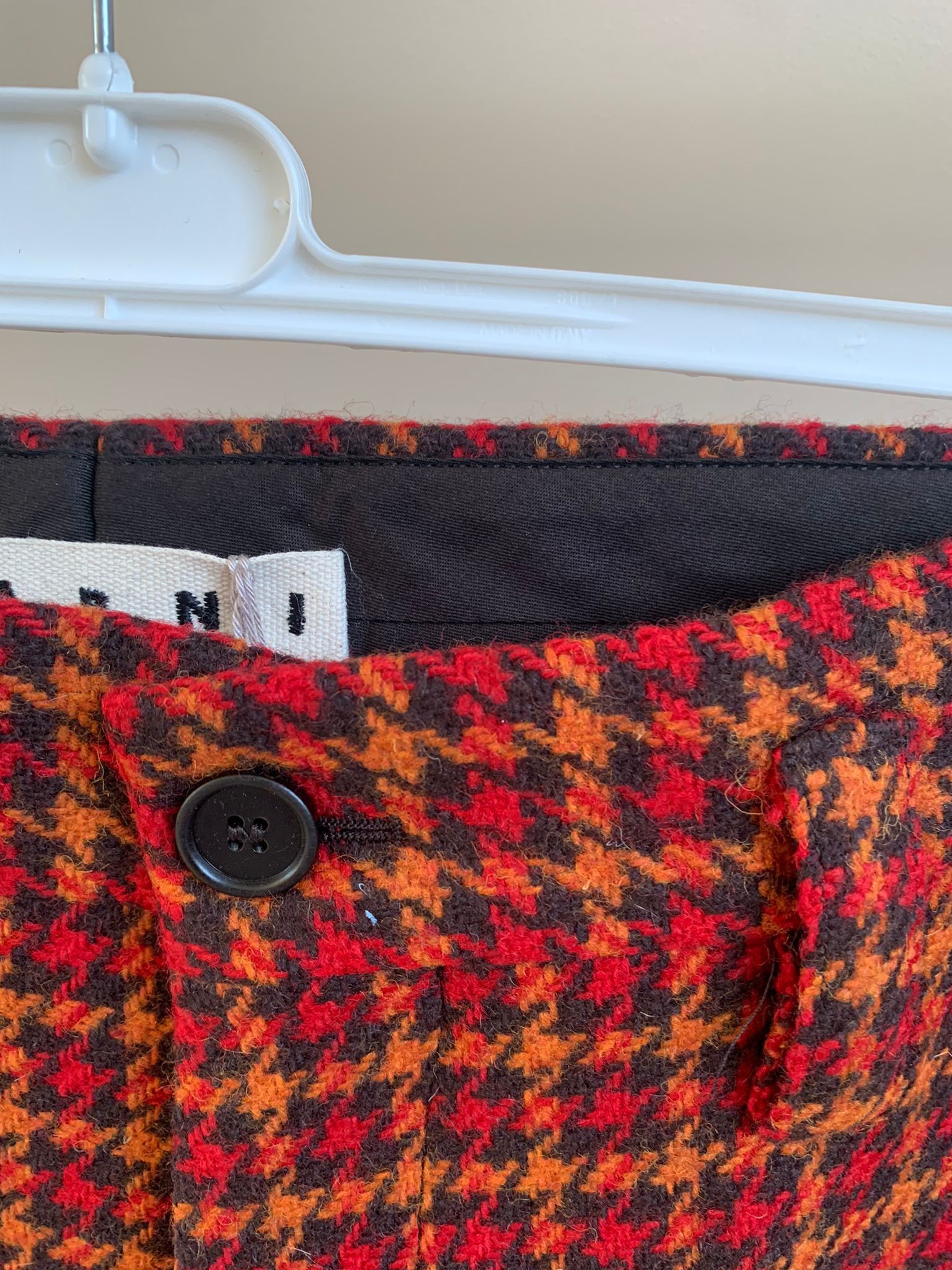 Marni Houndstooth Wool Pants Size US 30 / EU 46 - 9 Thumbnail