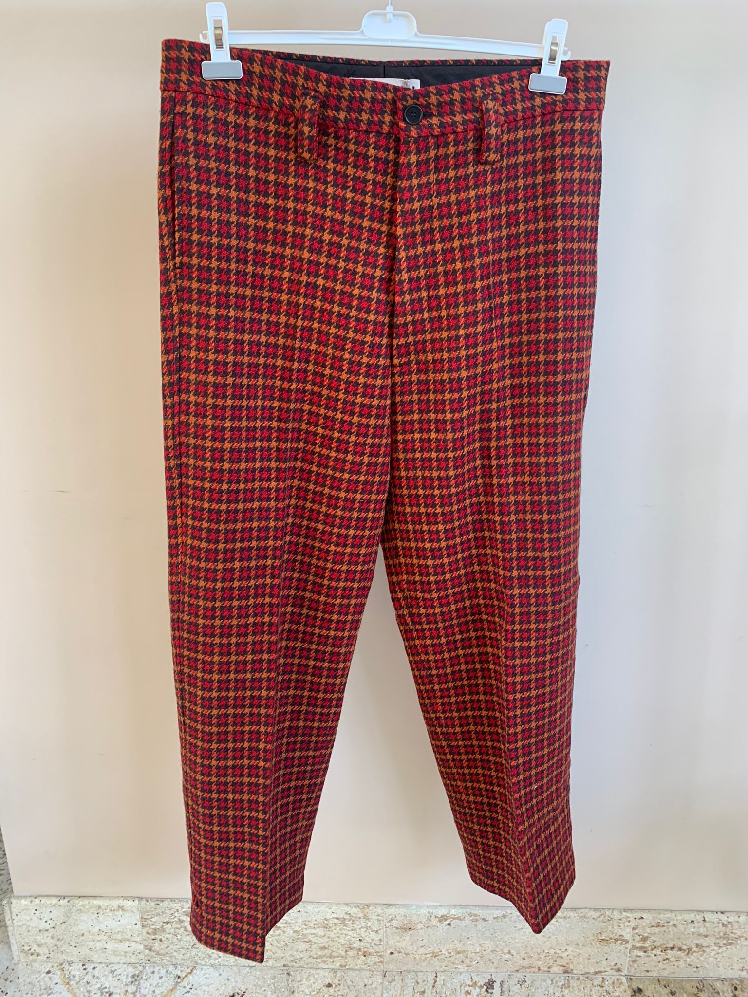 Marni Houndstooth Wool Pants Size US 30 / EU 46 - 2 Thumbnail