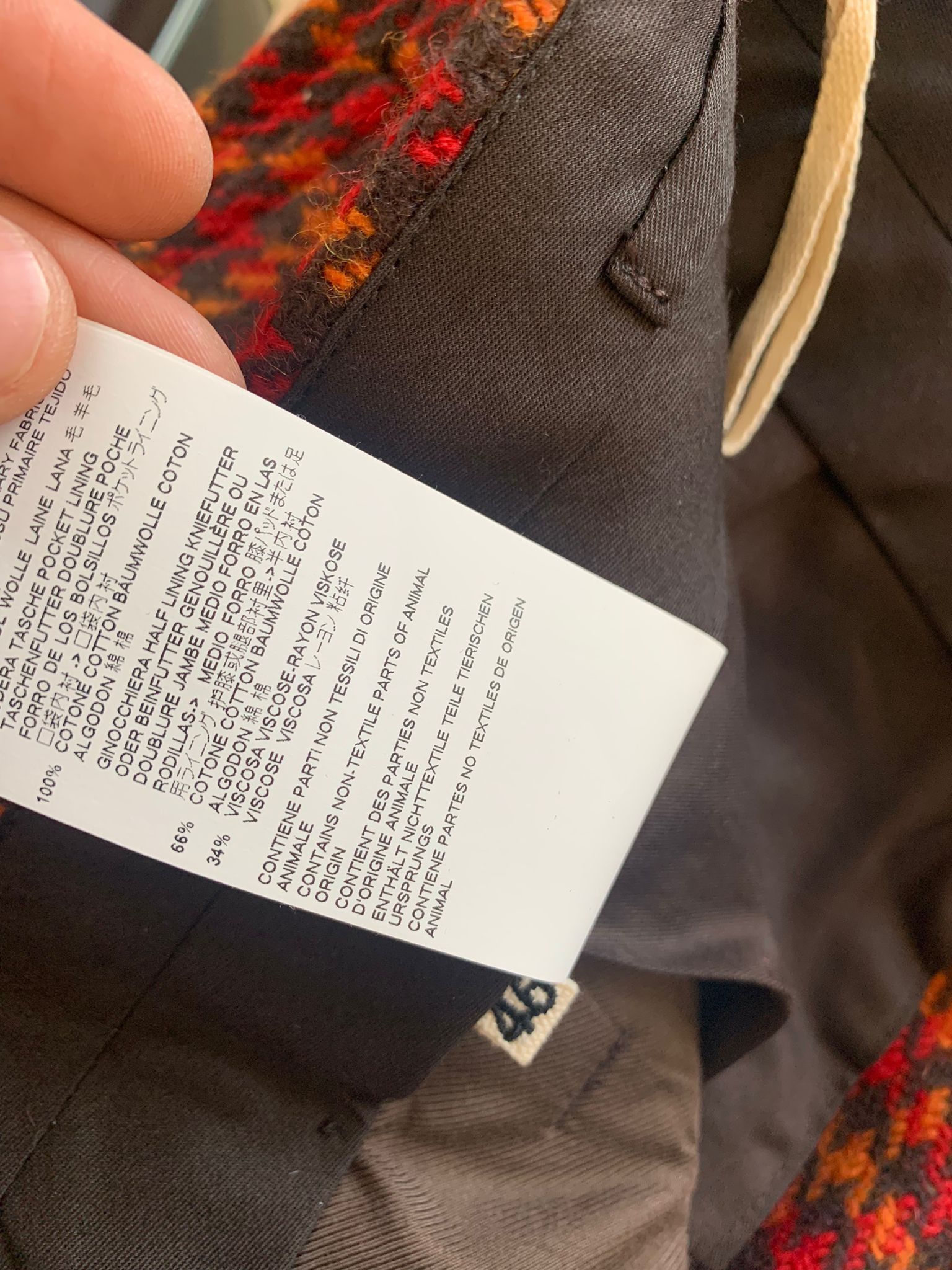 Marni Houndstooth Wool Pants Size US 30 / EU 46 - 15 Thumbnail