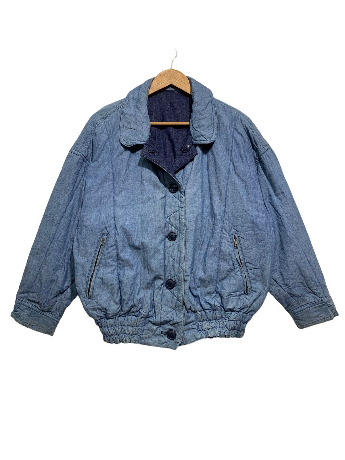 Issey Miyake 🔥ARCHIVES VTG 80S I.S ISSEY MIYAKE BOMBER JACKET REVERSIBLE Size US M / EU 48-50 / 2 - 10 Thumbnail