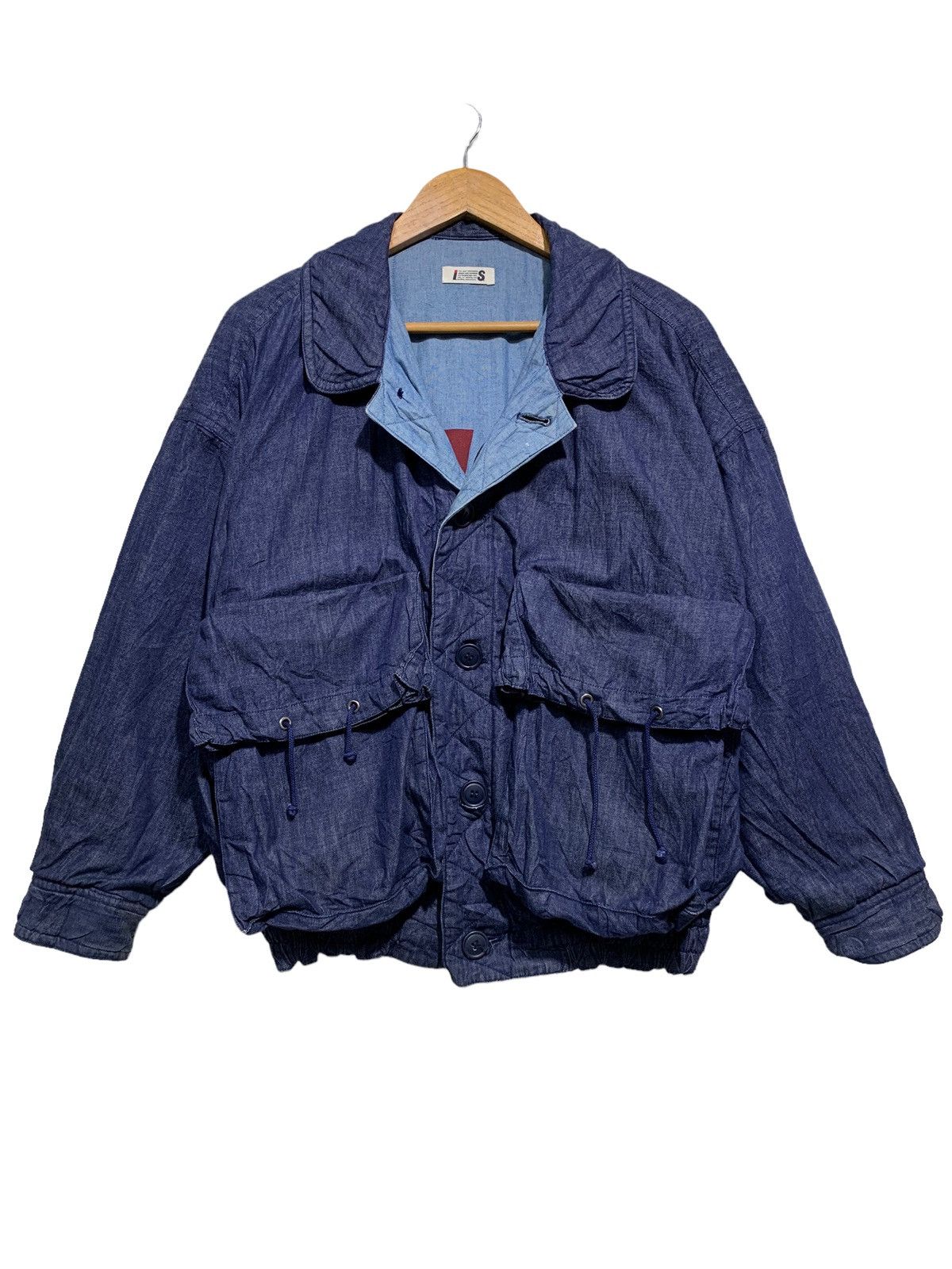 Issey Miyake 🔥ARCHIVES VTG 80S I.S ISSEY MIYAKE BOMBER JACKET REVERSIBLE Size US M / EU 48-50 / 2 - 7 Thumbnail