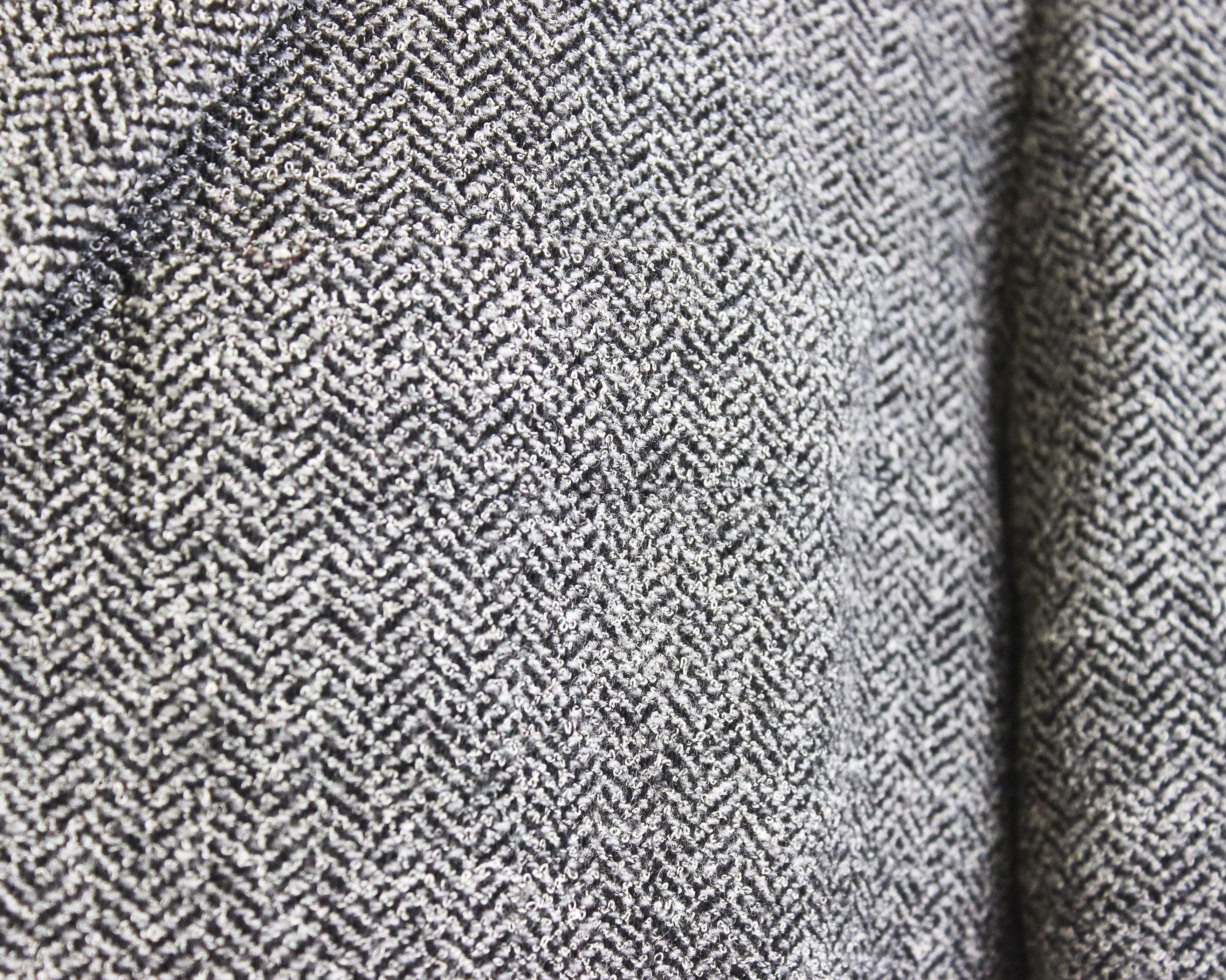 Hugo Boss Mars US 40 Wool Blazer Herringbone Tweed Suit Jacket M Size 40R - 4 Thumbnail