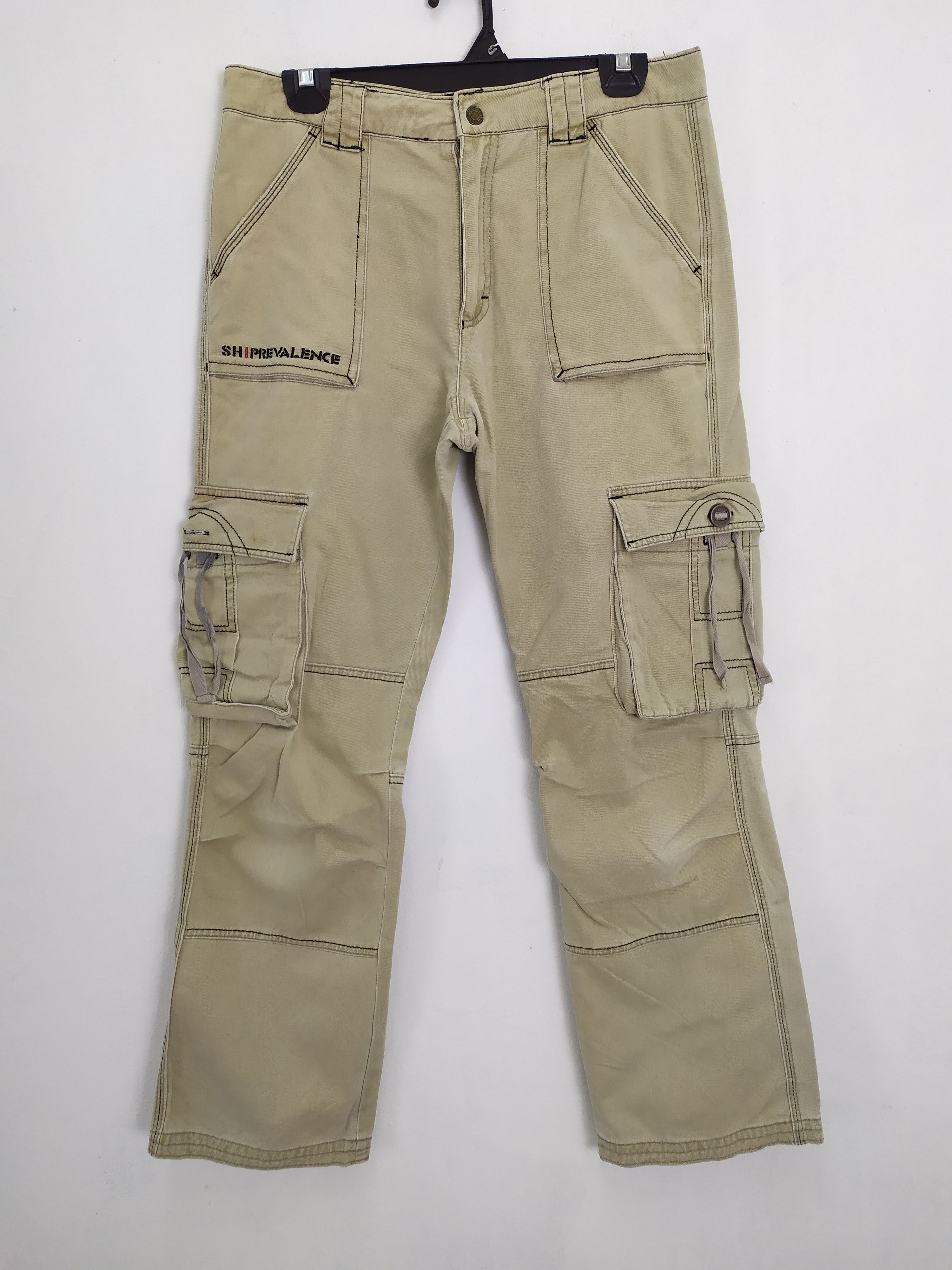 Japanese Brand SHIPREVALENCE CARGO PANTS MULTIPOCKET TACTICAL PANTS Size US 29 - 1 Thumbnail
