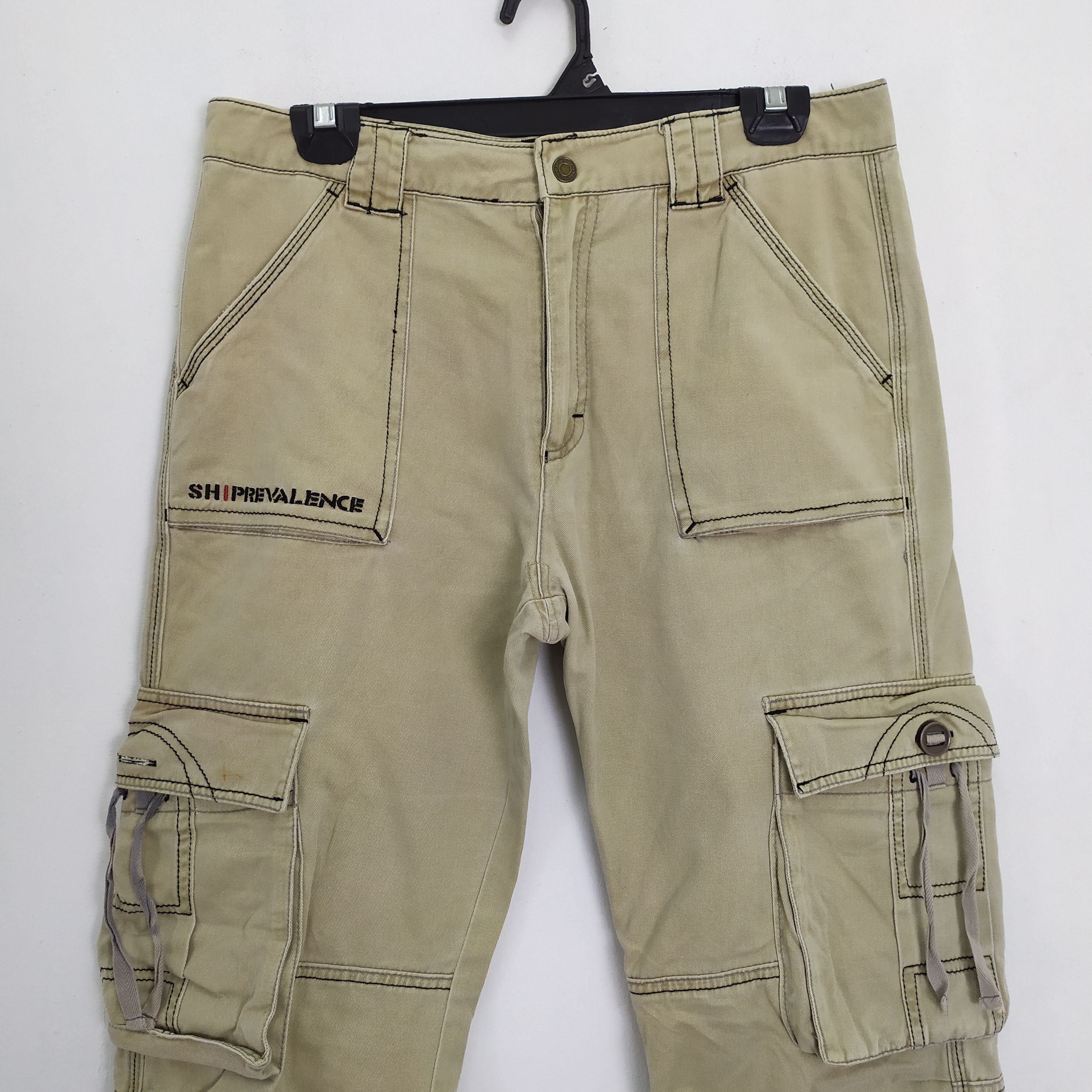 Japanese Brand SHIPREVALENCE CARGO PANTS MULTIPOCKET TACTICAL PANTS Size US 29 - 2 Thumbnail