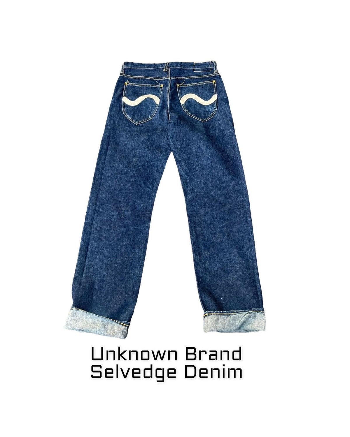 Japanese Brand × Vintage Vintage Unknown Brand Selvedge Denim Size US 31 - 1 Thumbnail